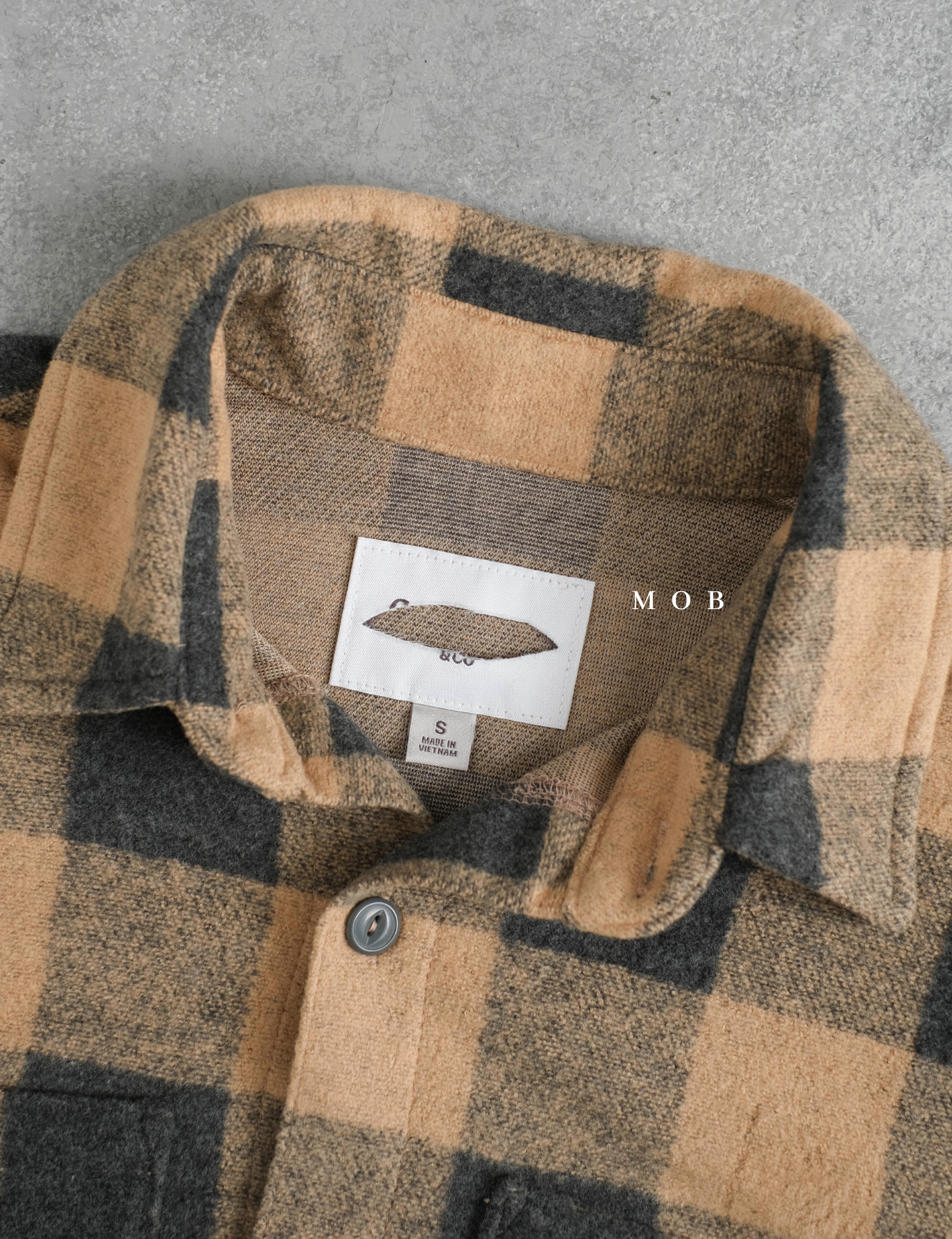 [BEST DEALS!] GFLSS02001 Flannel Shirt Jacket Bronze Plaid