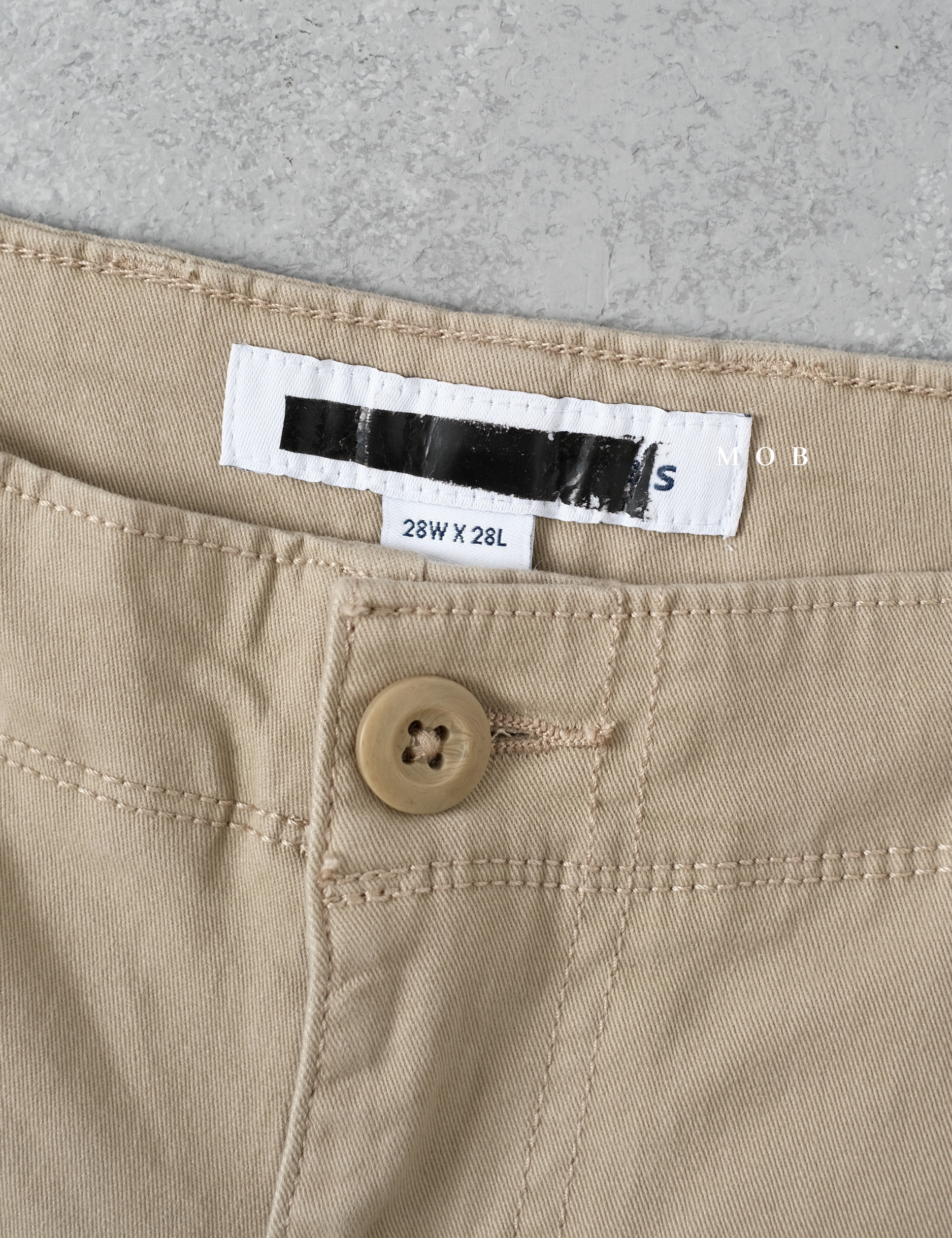 AZEPT06007 SLIM Fit Cargo Pants Beige