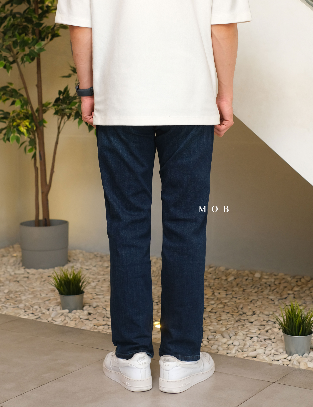 JAPT02002A STRAIGHT Luxe Jeans Navy