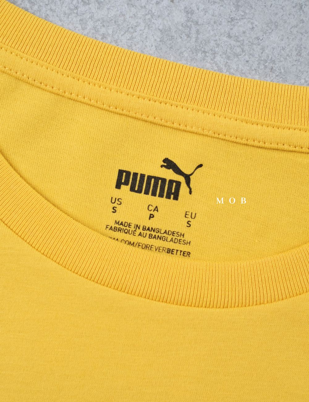 PMSST09001A Summer Graphic Letter Print SS Tee Yellow 
