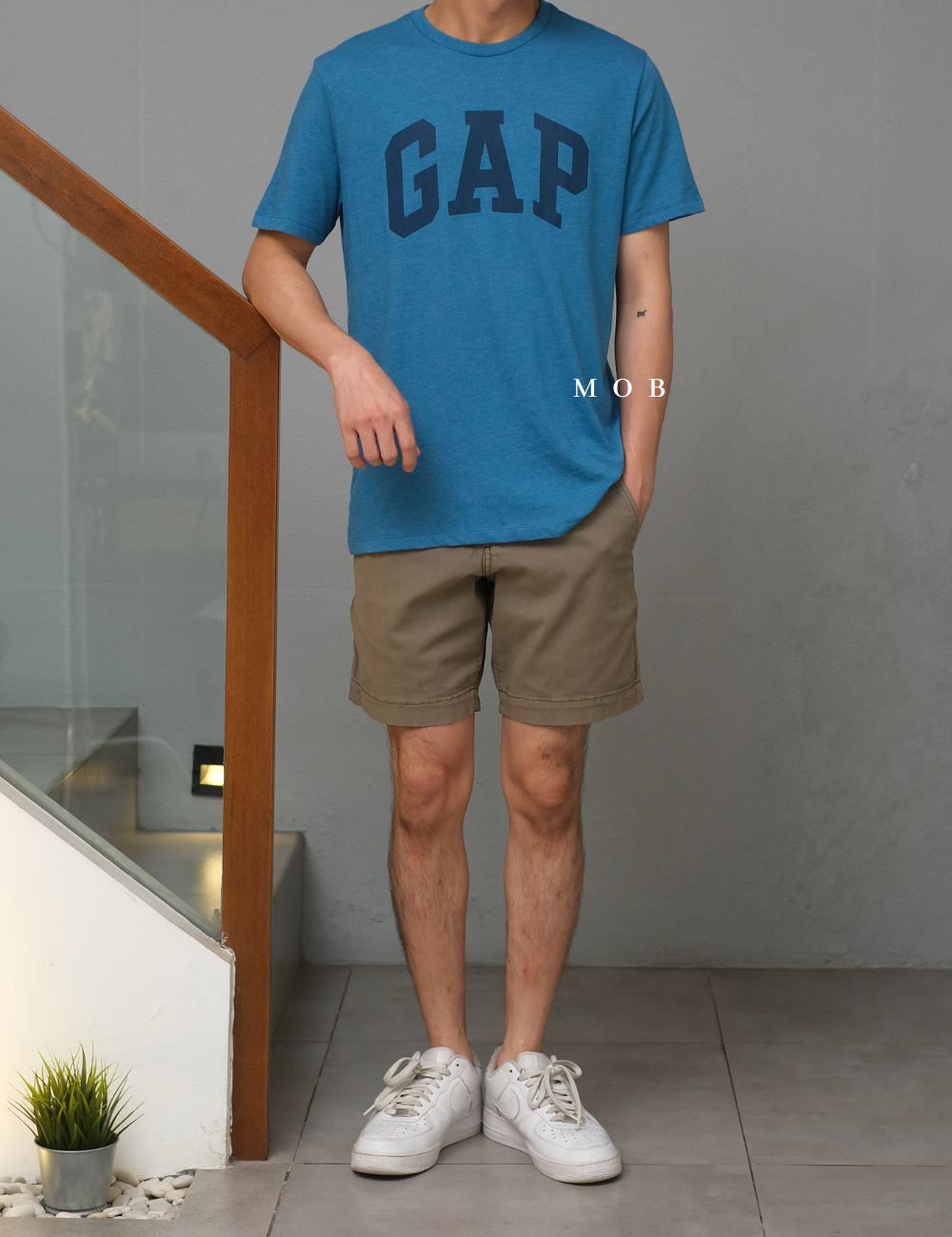 GPSST1201T Signature Logo SS Tee Coastal Blue