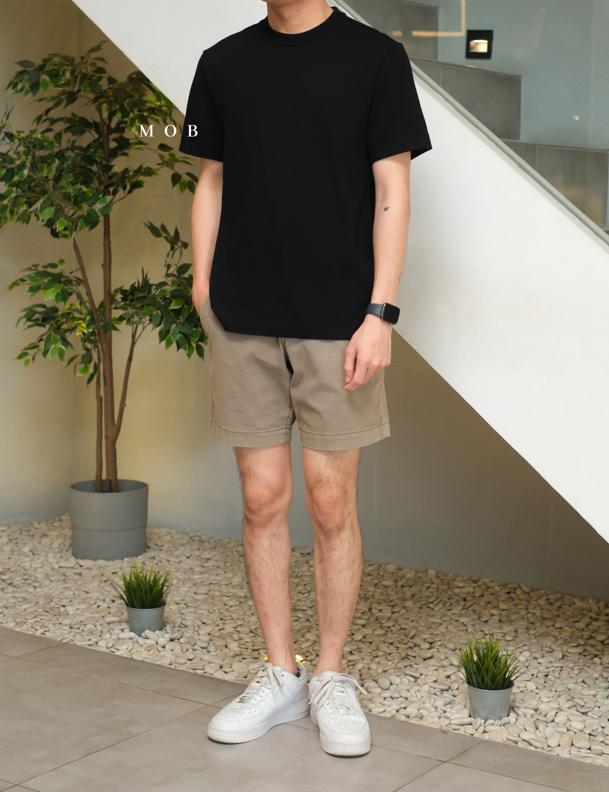 MODSST01001B Basic SS Tee Black
