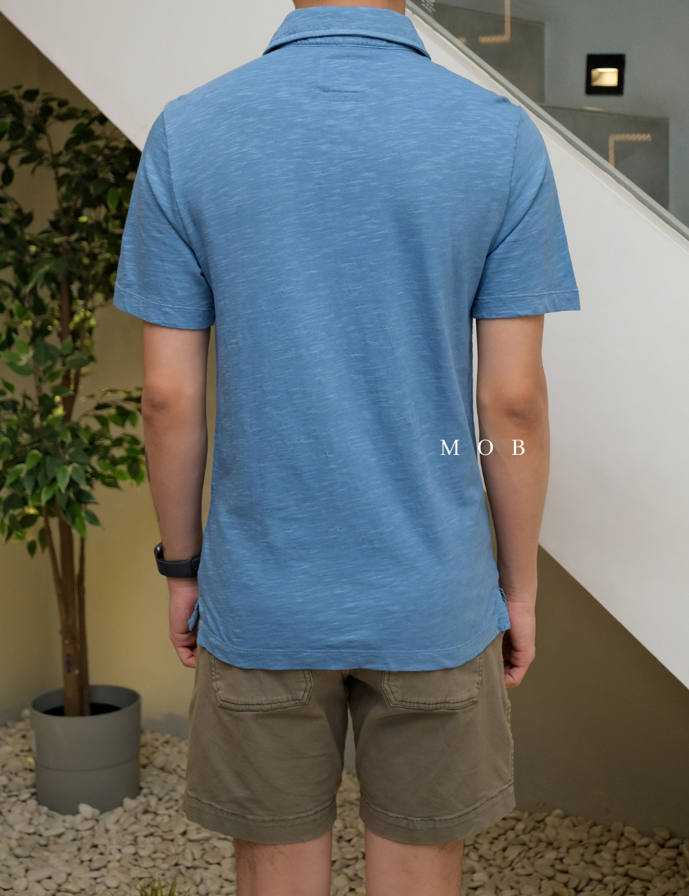 GFPS07002F Basic Polo Tee Sea Blue 