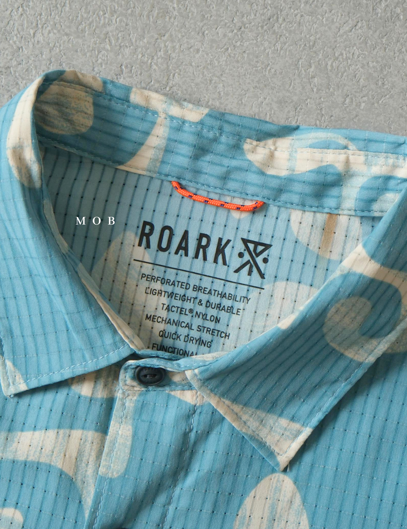 ROASSS01003 Bless Up SS Shirt Mosaic Aqua