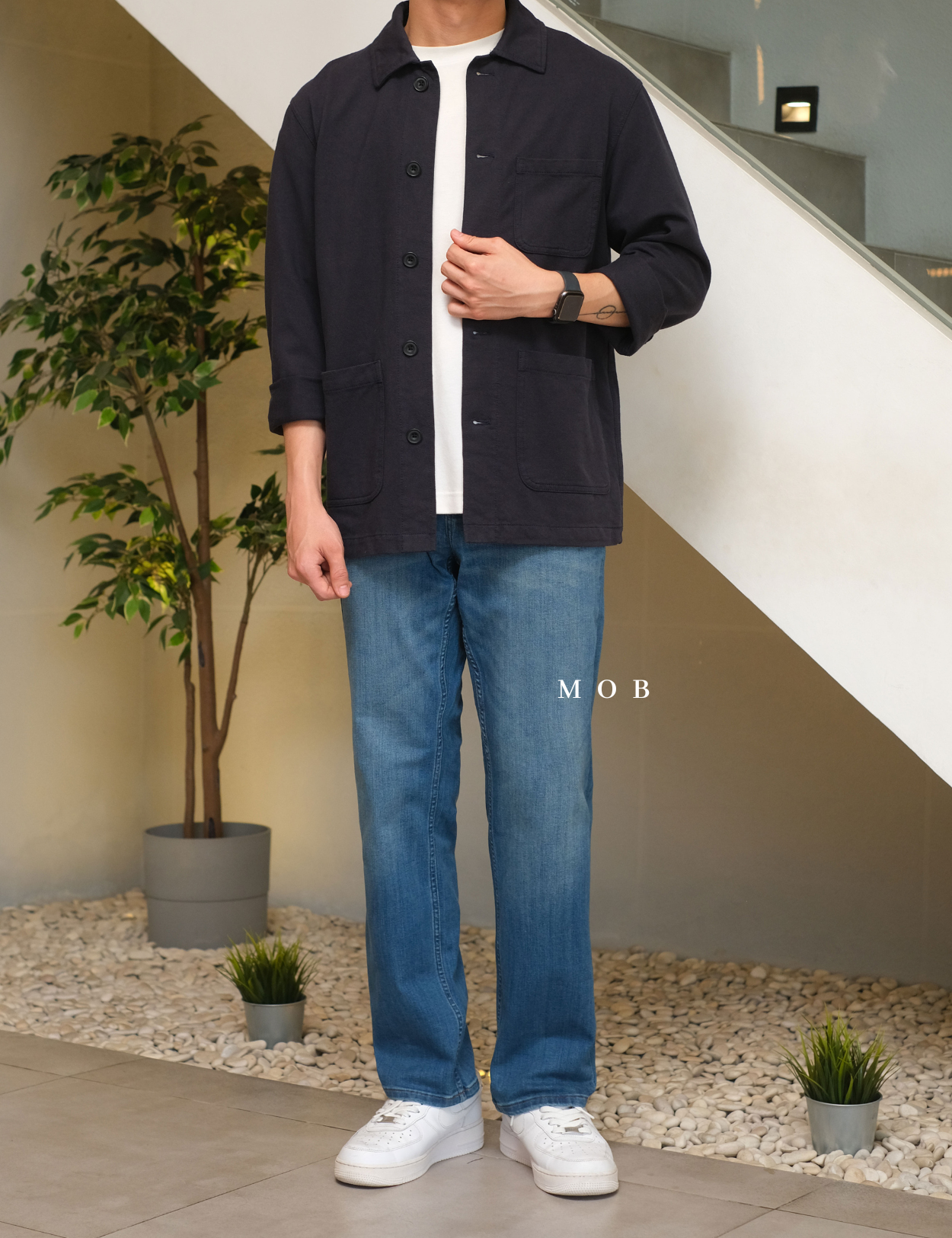JAPT02002B STRAIGHT Luxe Jeans Light Blue