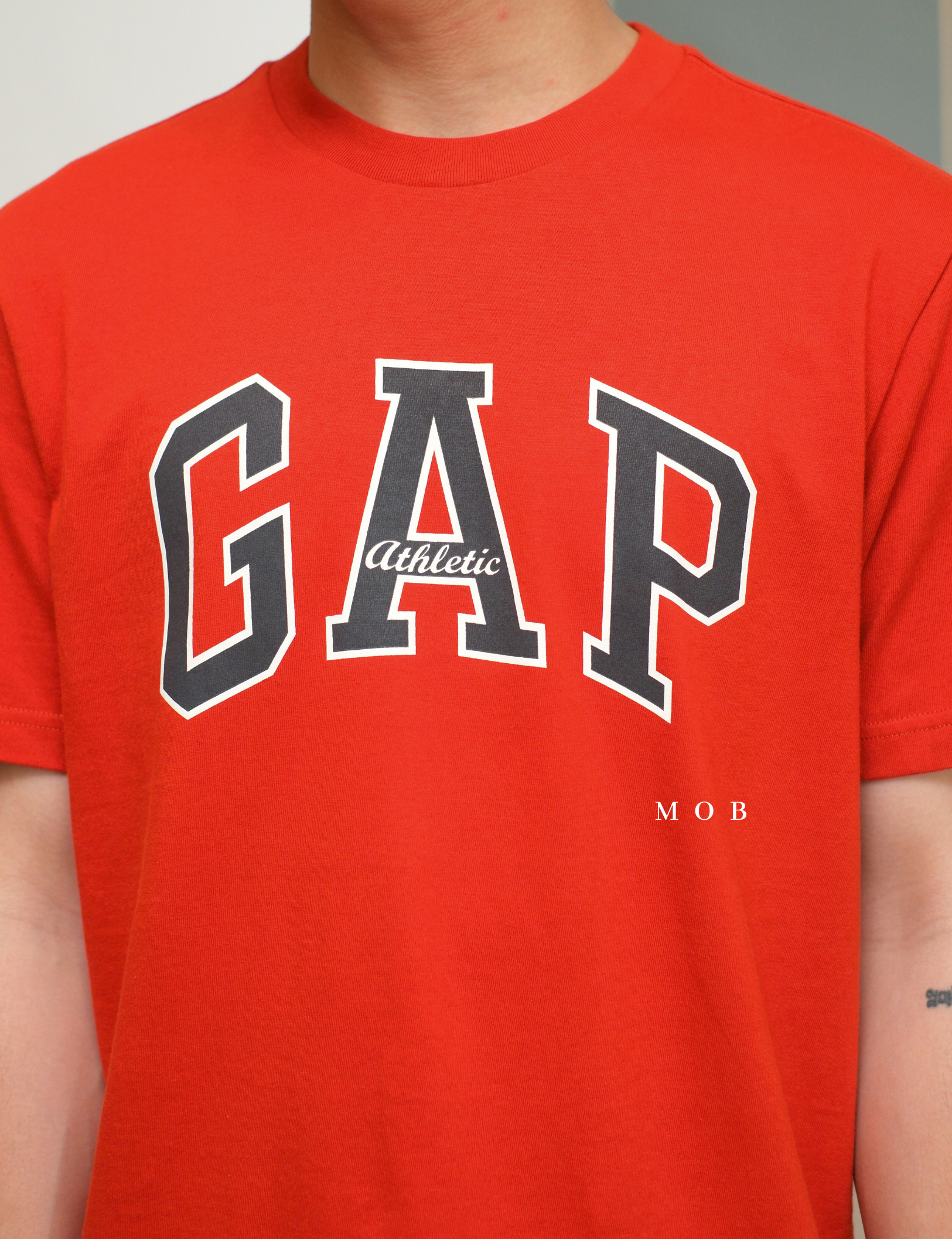 GPSST15025 Archive Logo SS Tee Scarlet