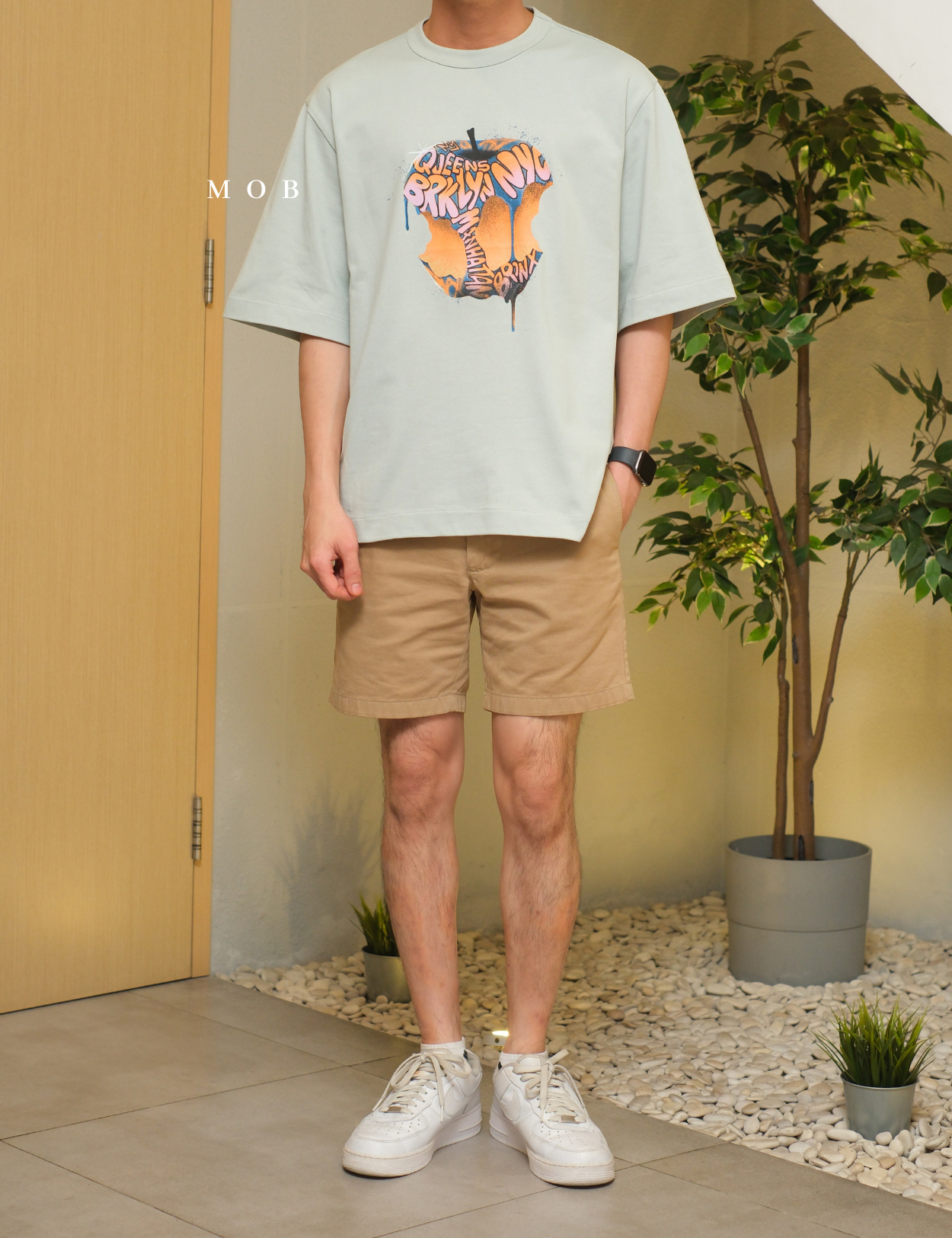 MODSST01012 Relaxed Queen Brooklyn NYC SS Tee Sage