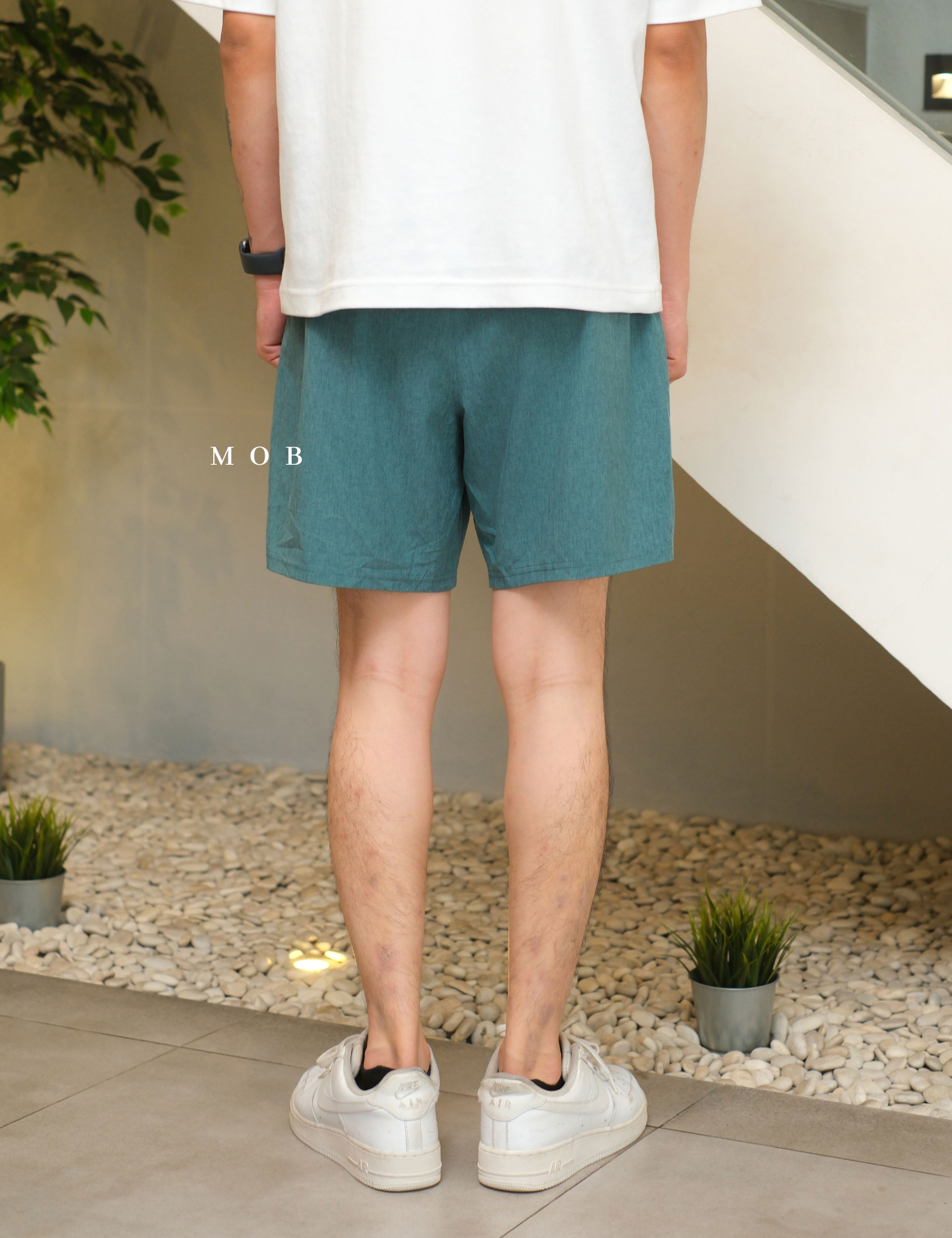 ONV02ASR001-001 Essential Woven Workout 7" Shorts Slate Green (M ONLY)
