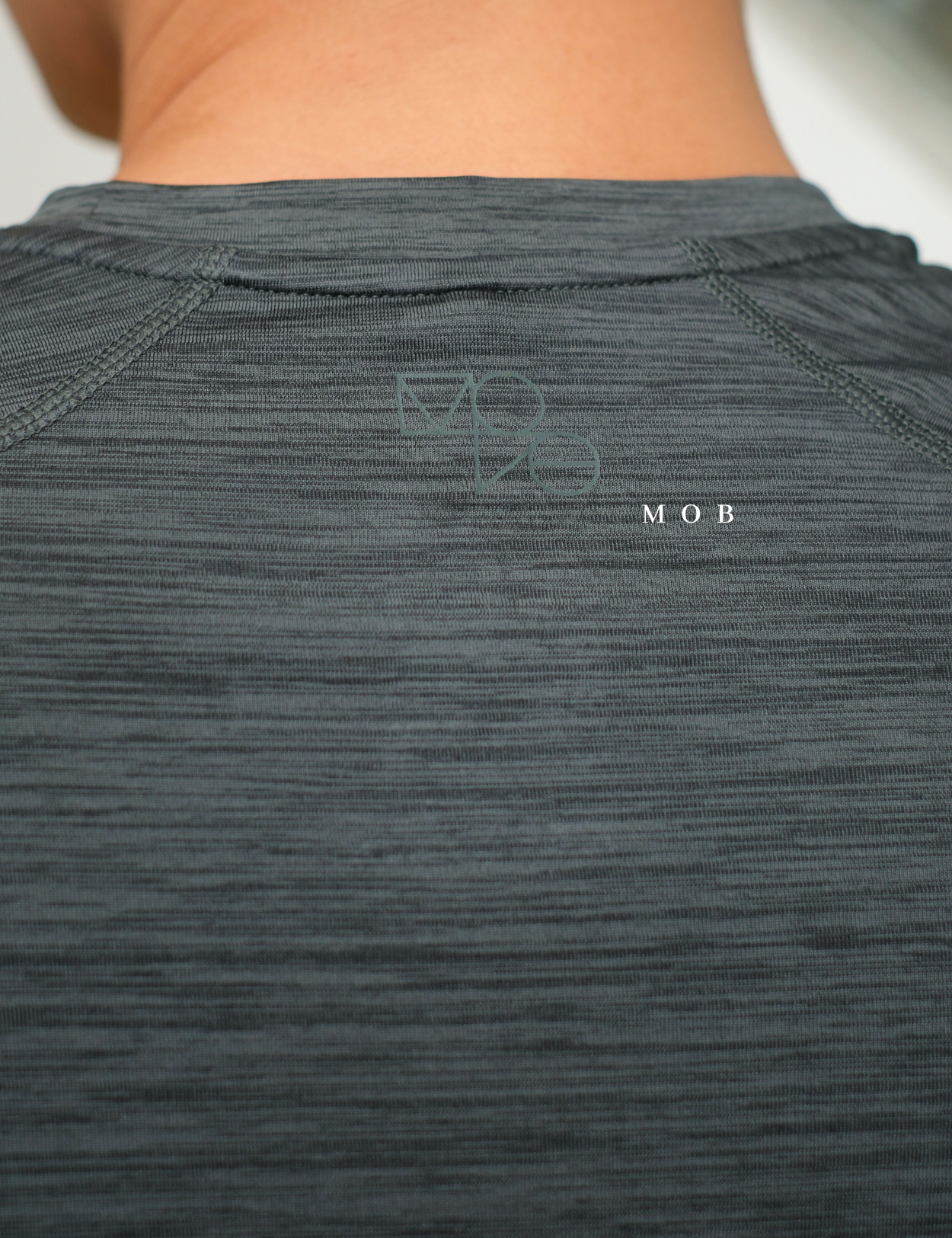 HMSST03003A Muscle Fit DryMove SS Tee Grey Green Misty