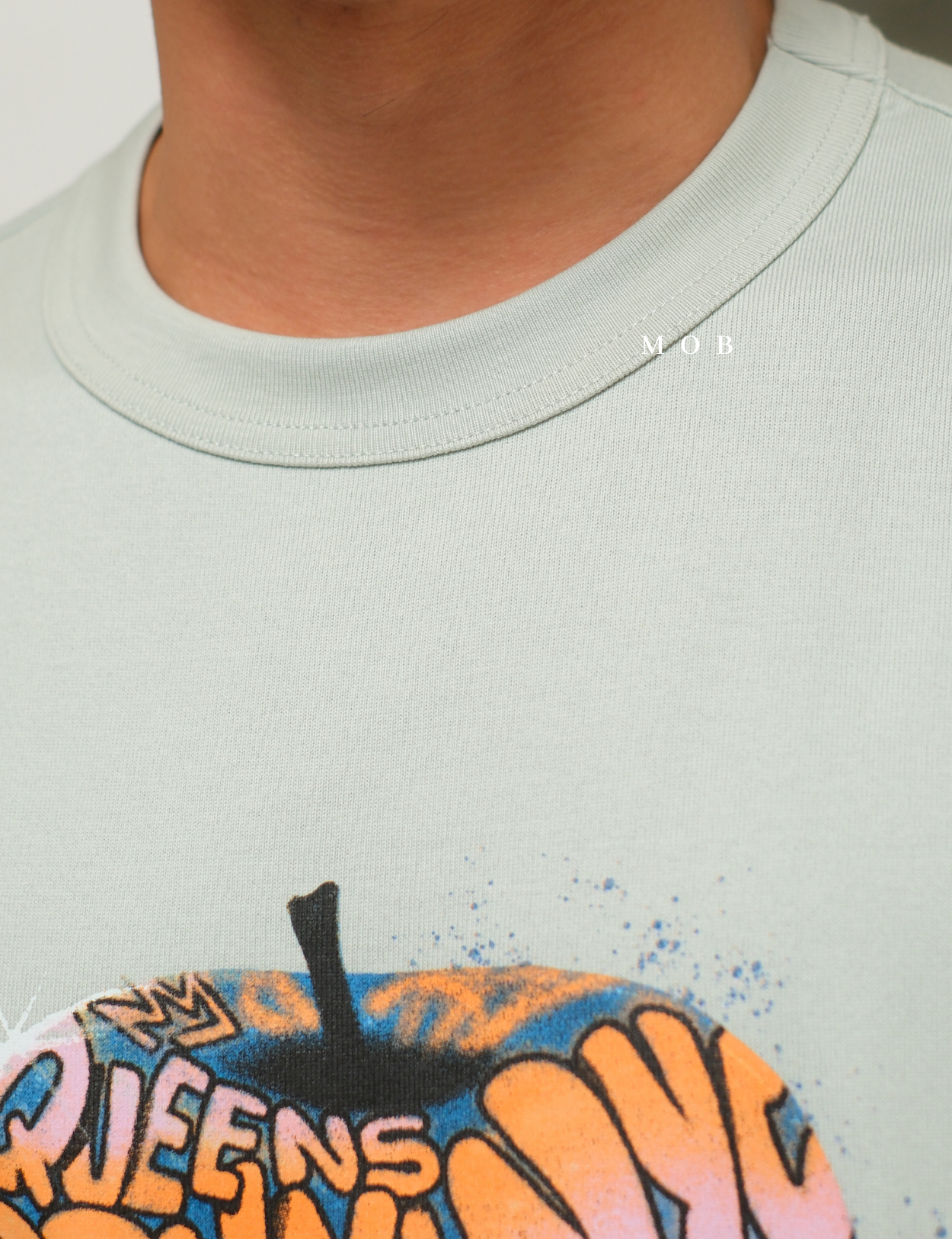 MODSST01012 Relaxed Queen Brooklyn NYC SS Tee Sage