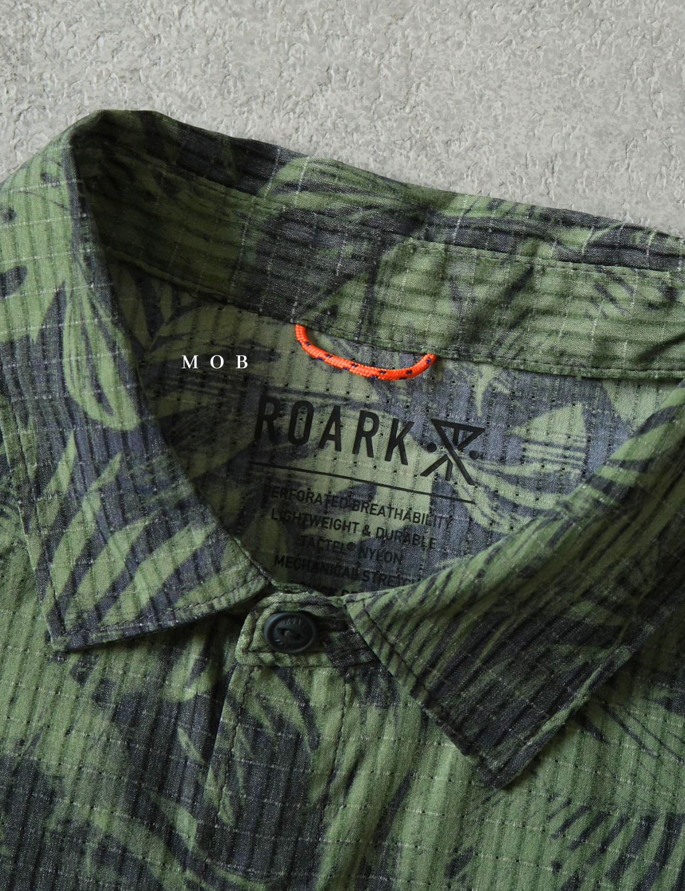 ROASSS01001 Bless Up SS Shirt Jungle Print Olive