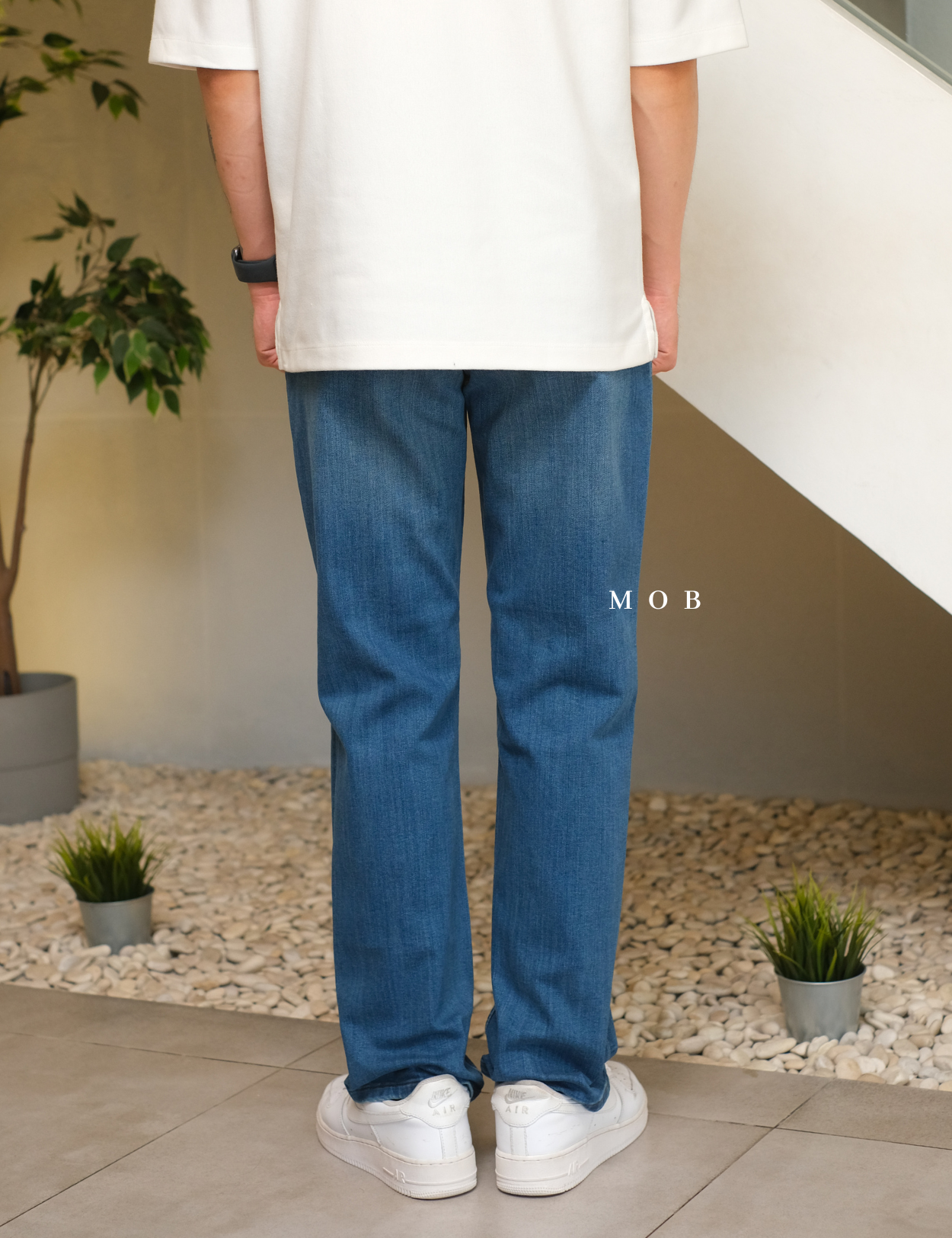 JAPT02002B STRAIGHT Luxe Jeans Light Blue