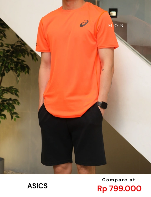 ASSST06001 Running SS Tee Orange