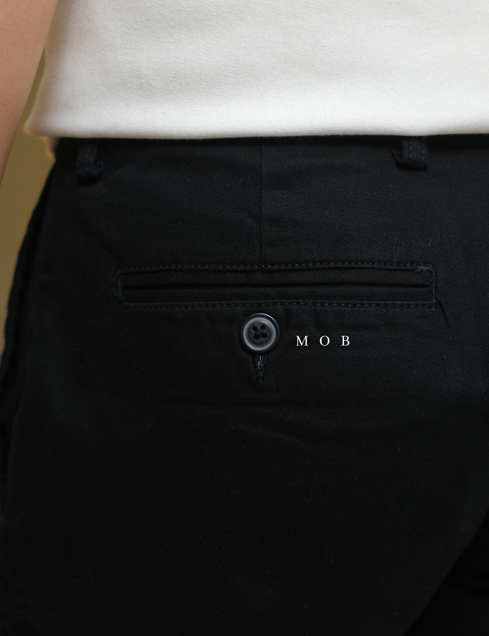 ONPT4203 Ultimate STRAIGHT Chinos Black (32 ONLY)