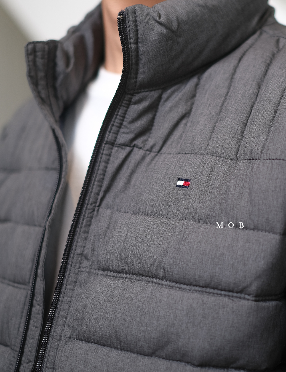 THJ1001 Mens Ultra Loft Puffer Jacket Dark Grey Misty (S ONLY)