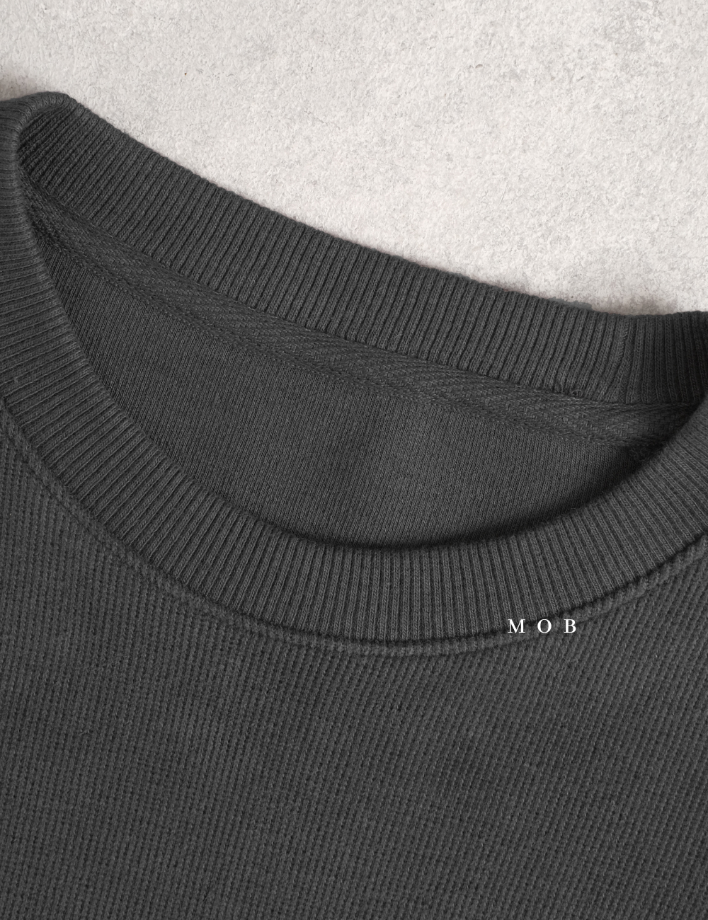 EGLST02001 Basic LS Tee Charcoal (XL ONLY)