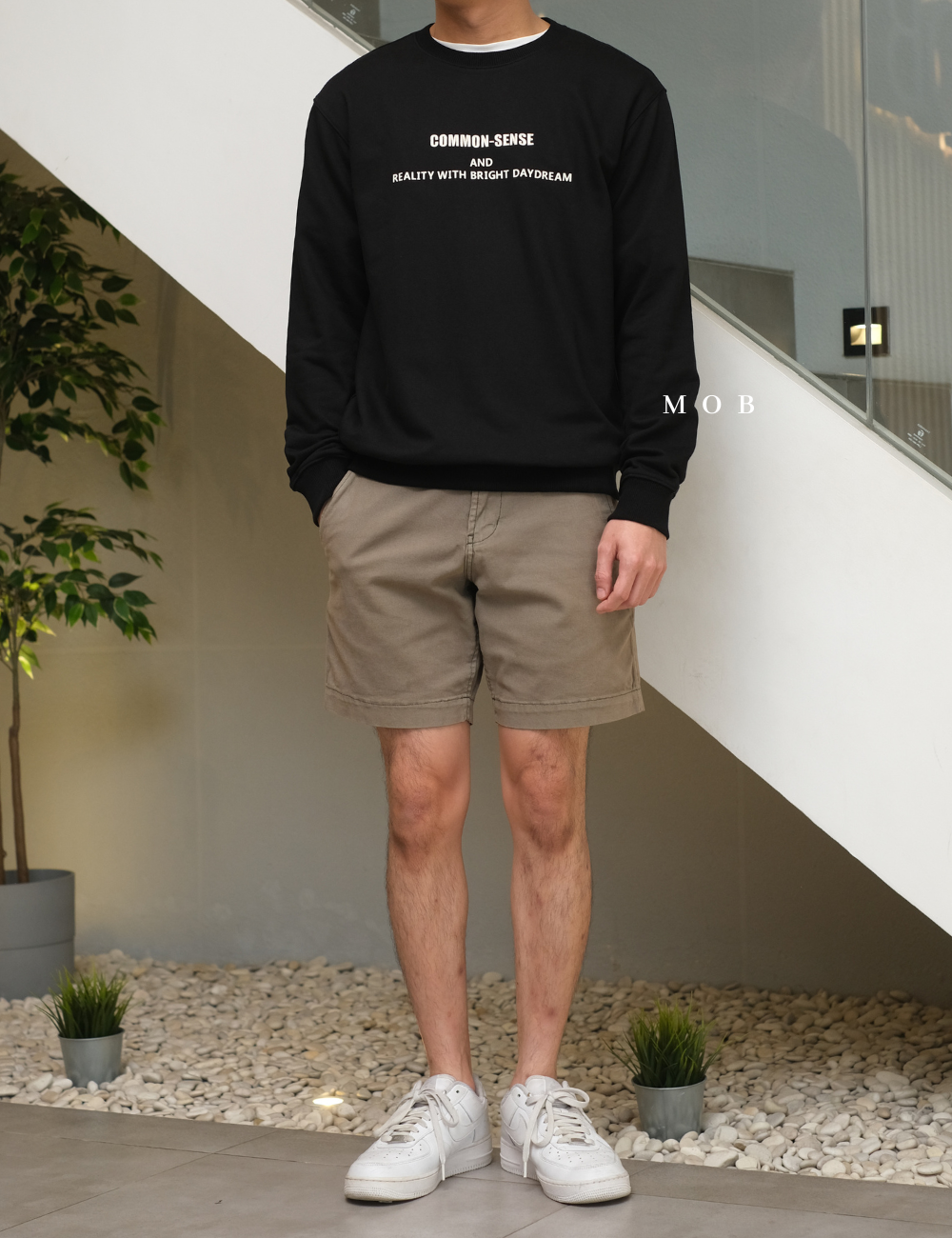 IBSW01002A Common-Sense Sweatshirt Black