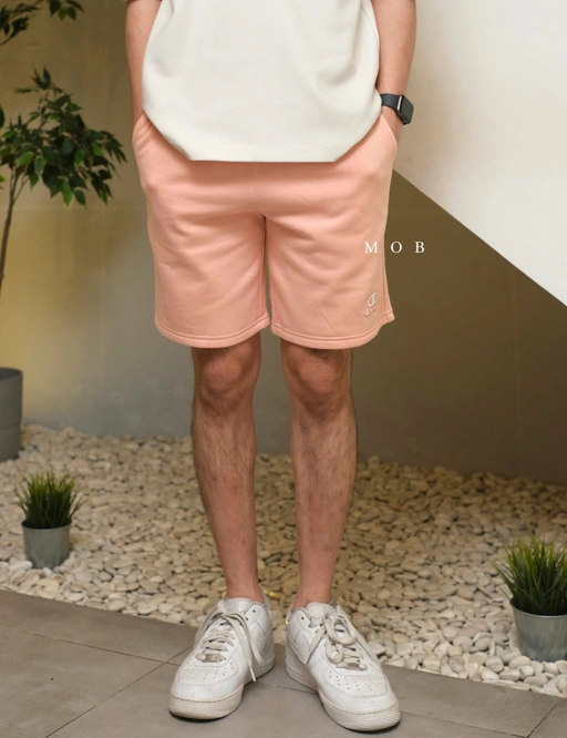 Image of CHMPSR1202C Classic Fleece Shorts Pink