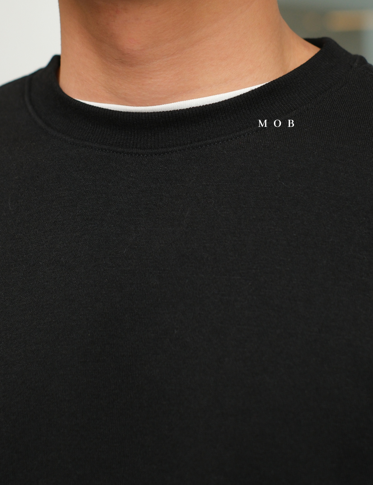 HMSW04003 Loose Fit Sweatshirt Black