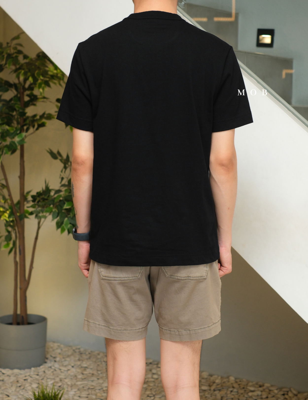 MODSST01001B Basic SS Tee Black