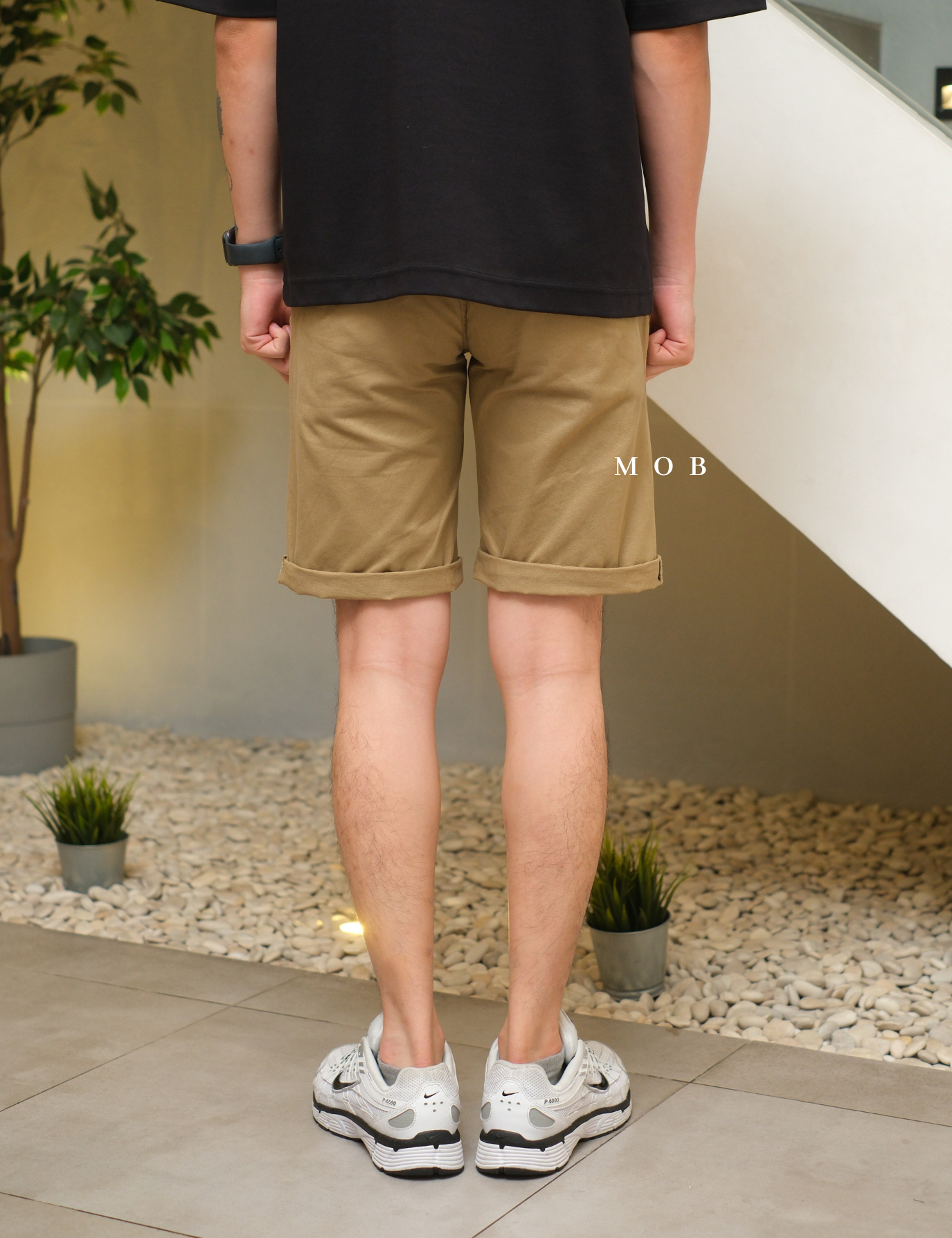 WESR01001 Slim Chino Shorts Khaki