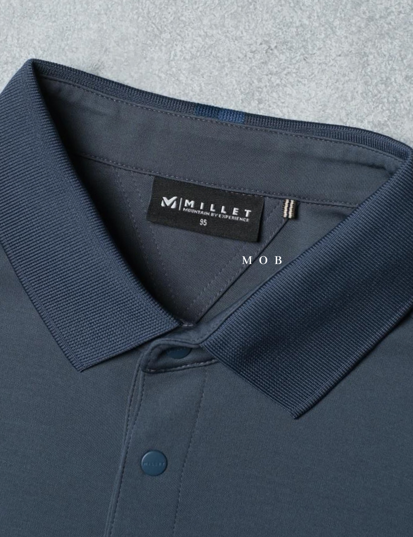 MIL01SSP001-002 Performance SS Polo Midnight Slate