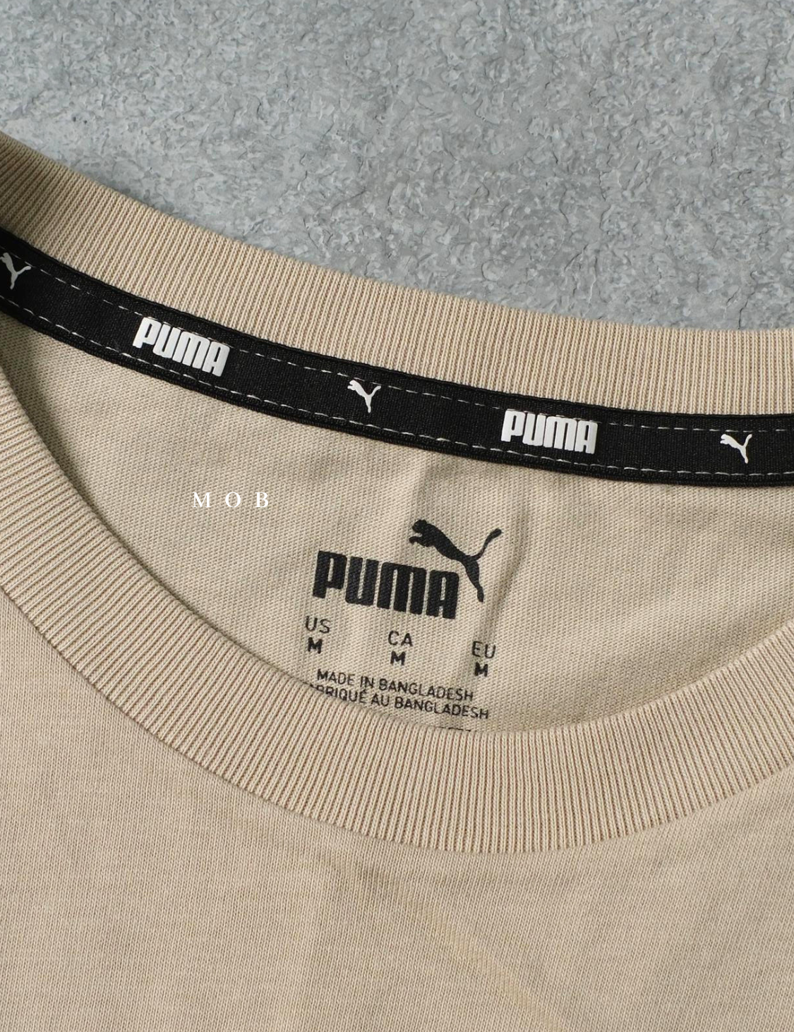 PMSST07007A Essentials Heather SS Tee Light Brown