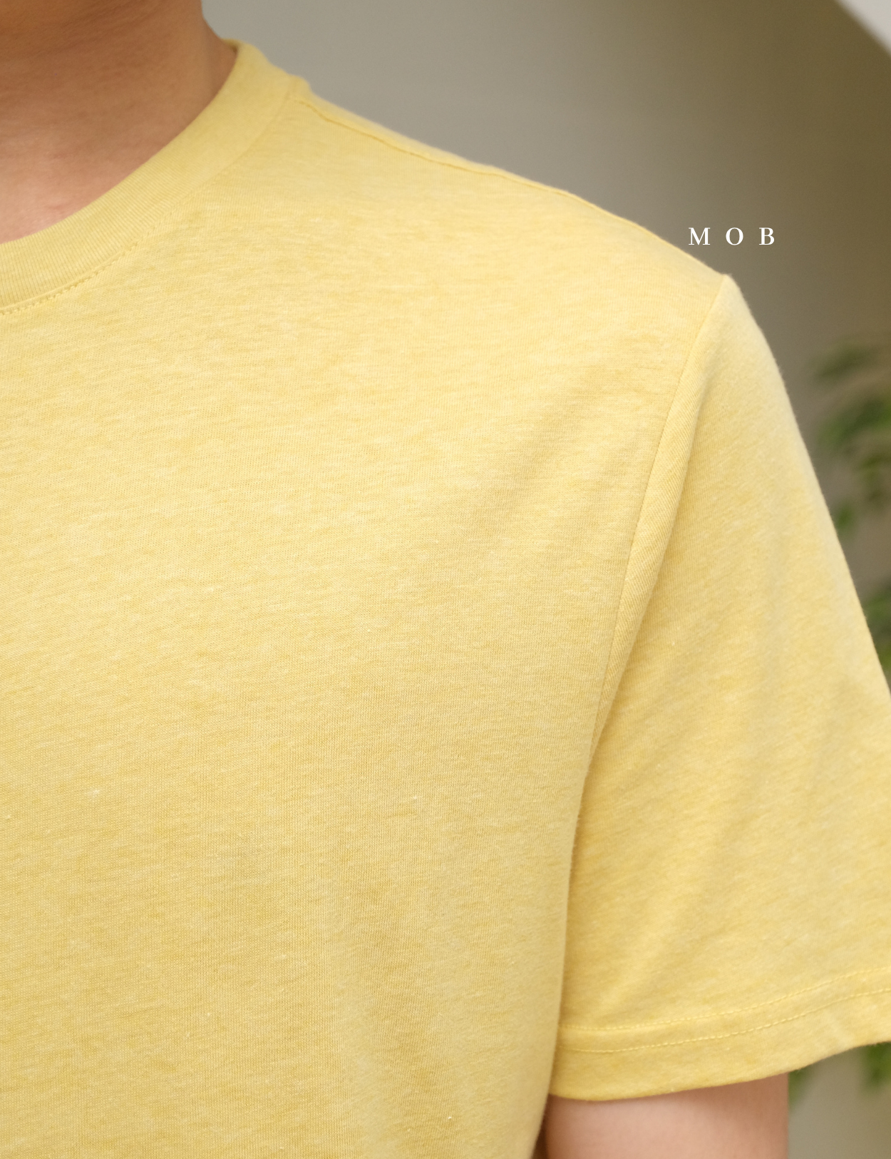 BRSST02007 Basic SS Tee Calm Yellow