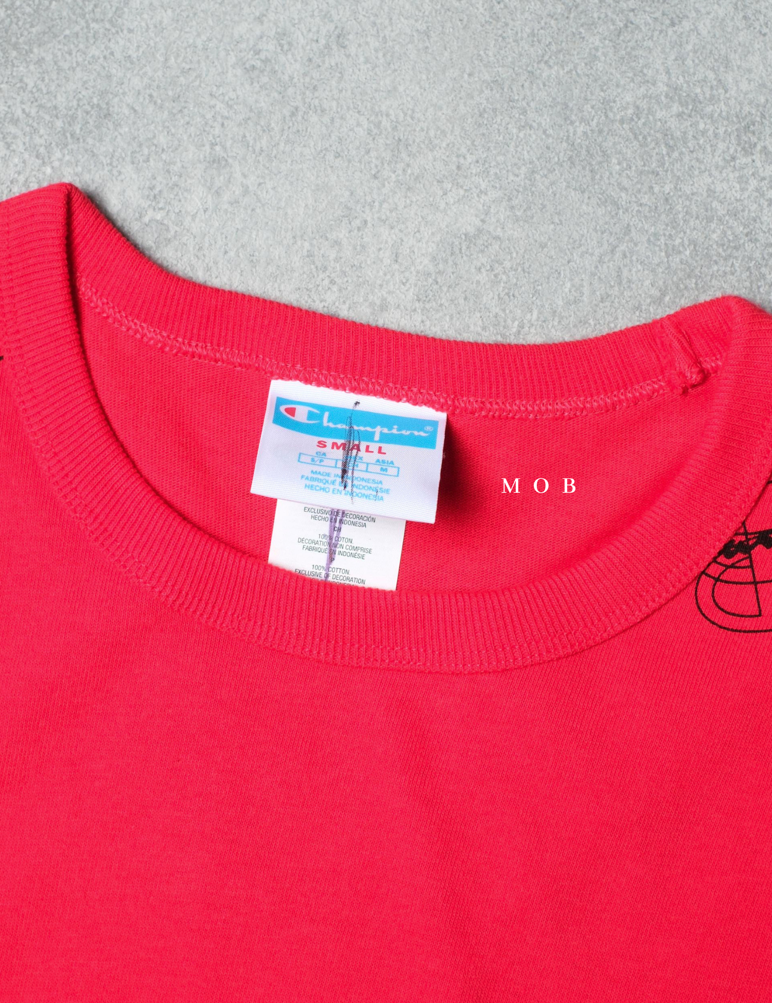 CHMPSST2022 All Over Logo SS Tee Red