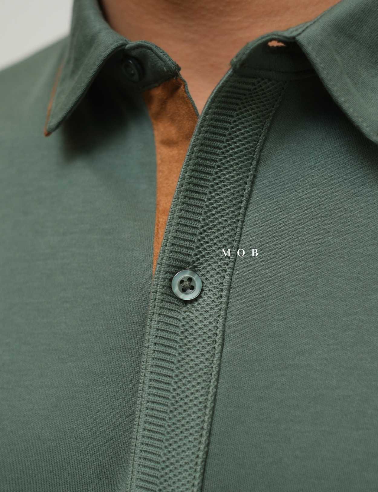 ARK01SSP001 Gentle Polo Shirt Sage Green