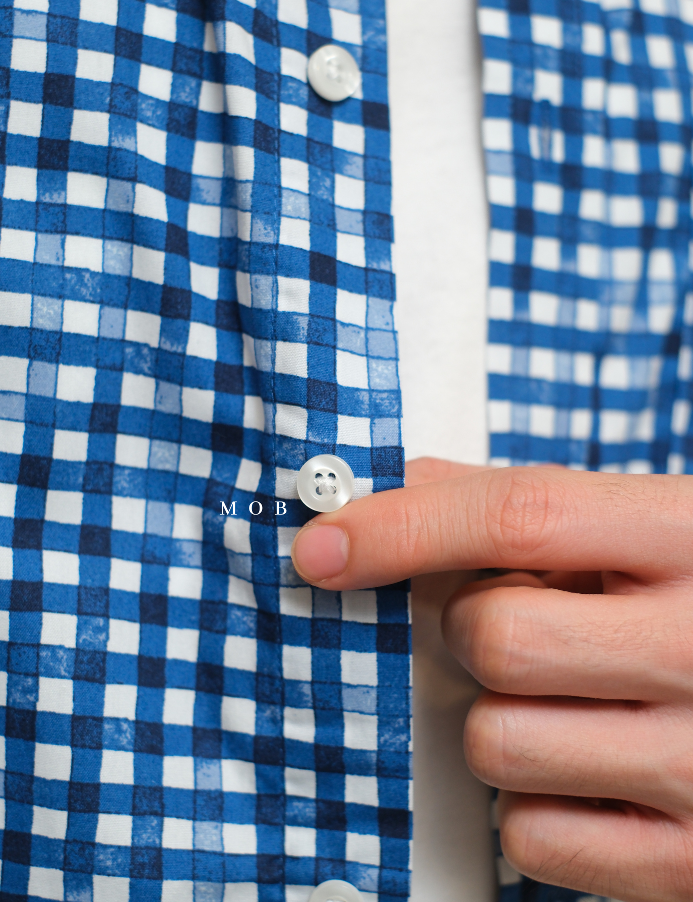 CLRSSS03006 Regular SS Shirt Dark Blue Plaid