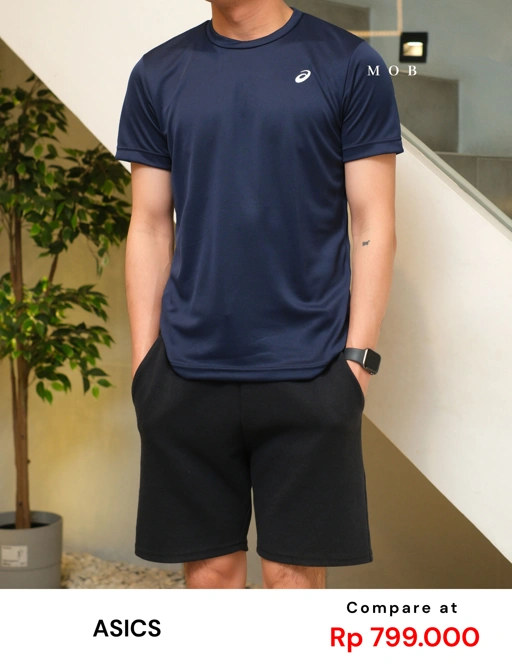 ASSST06005B Small Logo SS Tee Navy