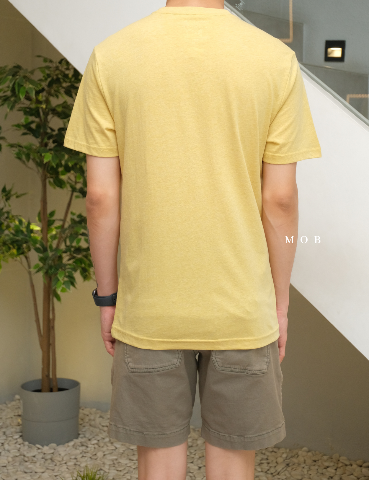 BRSST02007 Basic SS Tee Calm Yellow