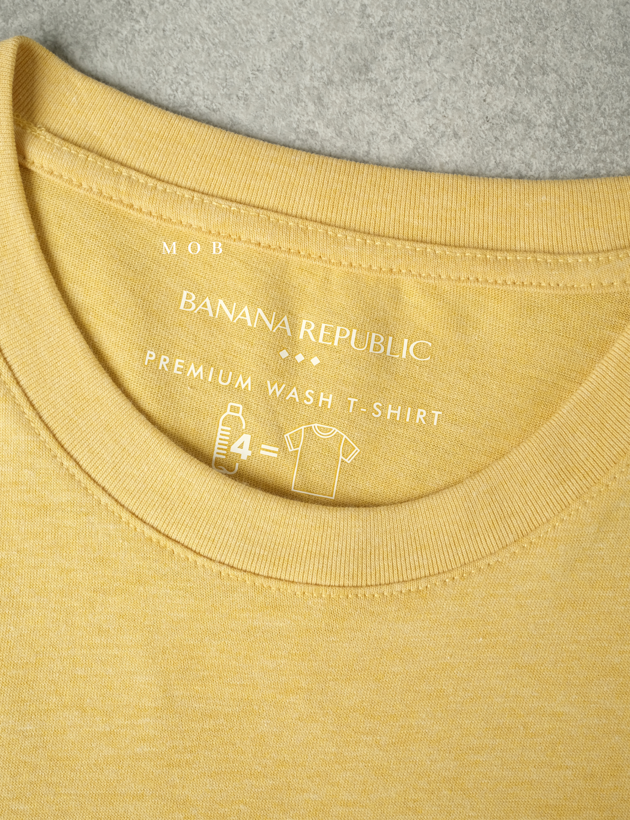 BRSST02007 Basic SS Tee Calm Yellow