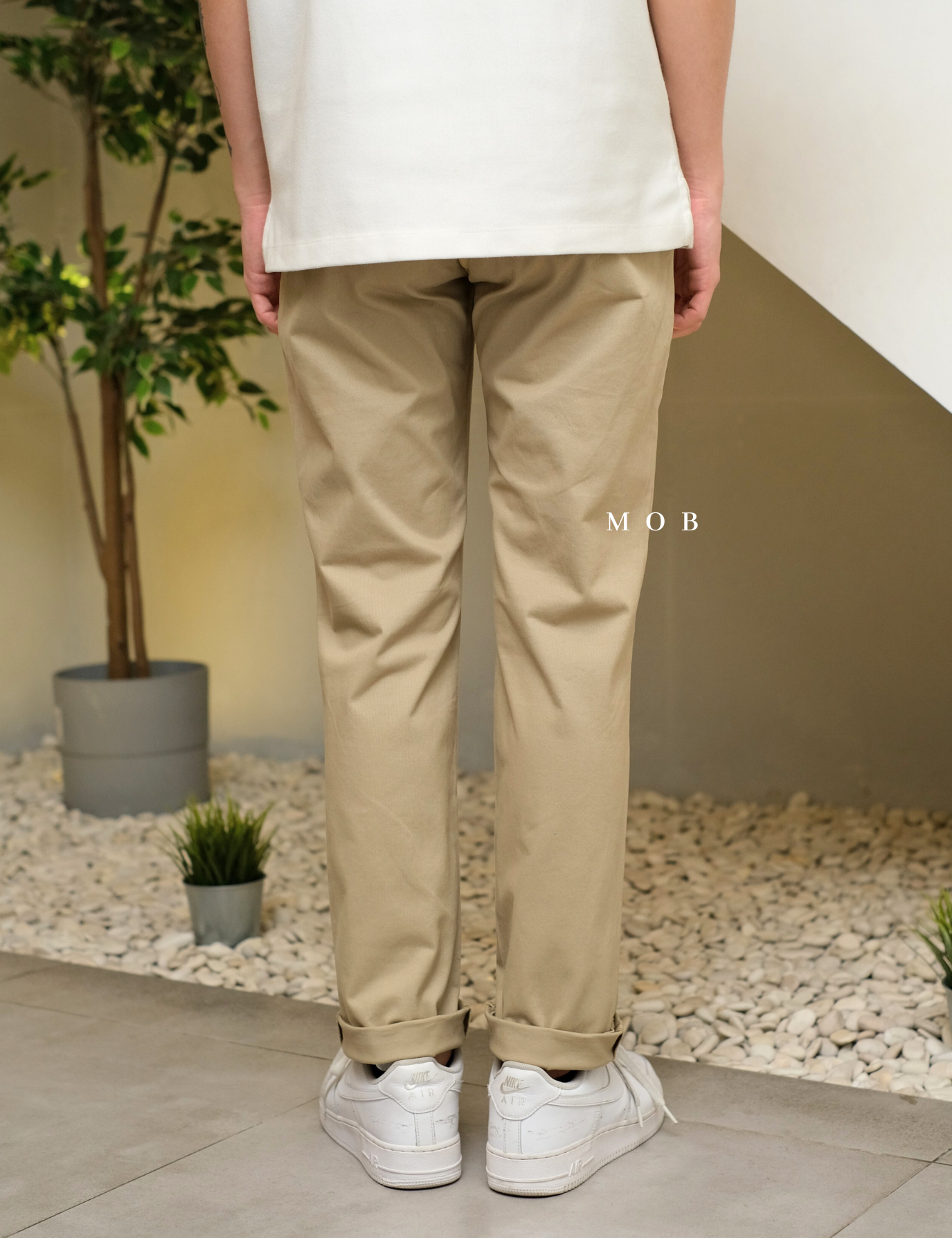 GTPT07005 Slim Stretch Chino Pants Khaki