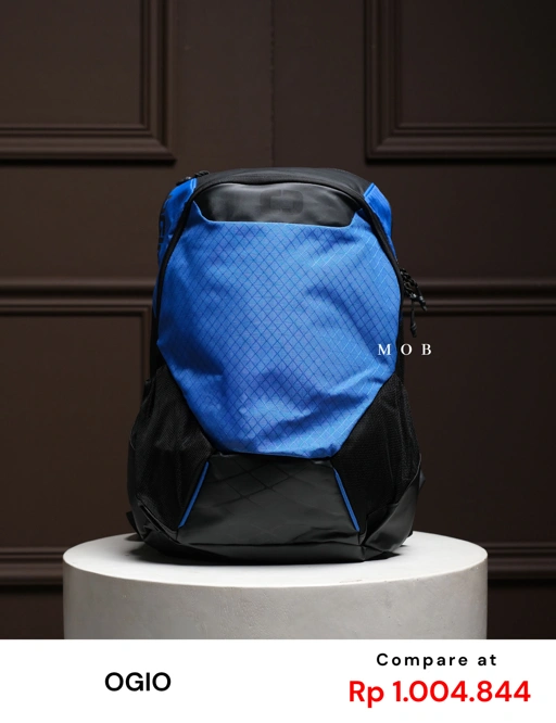 Image of OGBAG02006B Basic Backpack Black Blue