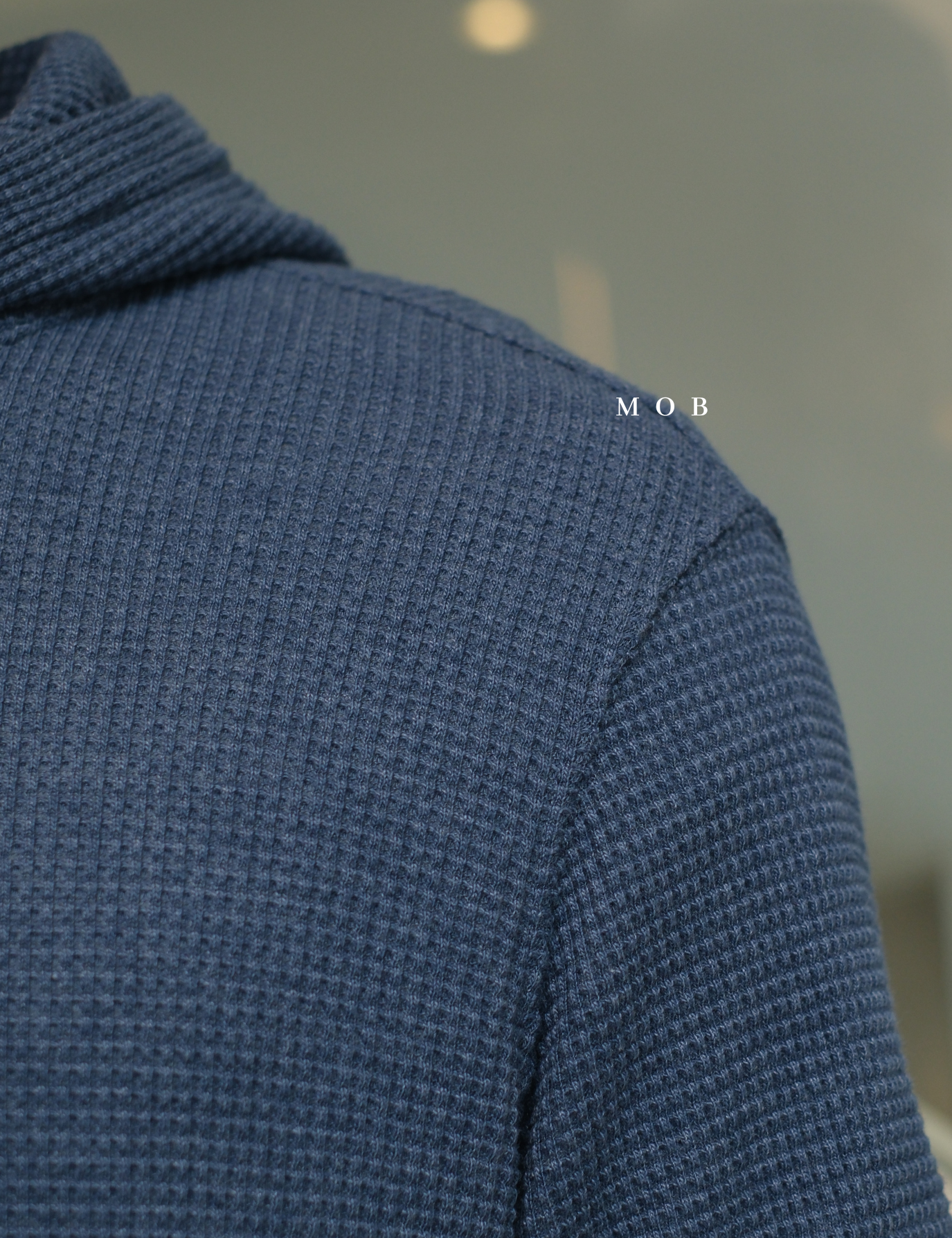 ONHOD08004 Waffle Pullover Hoodie Navy