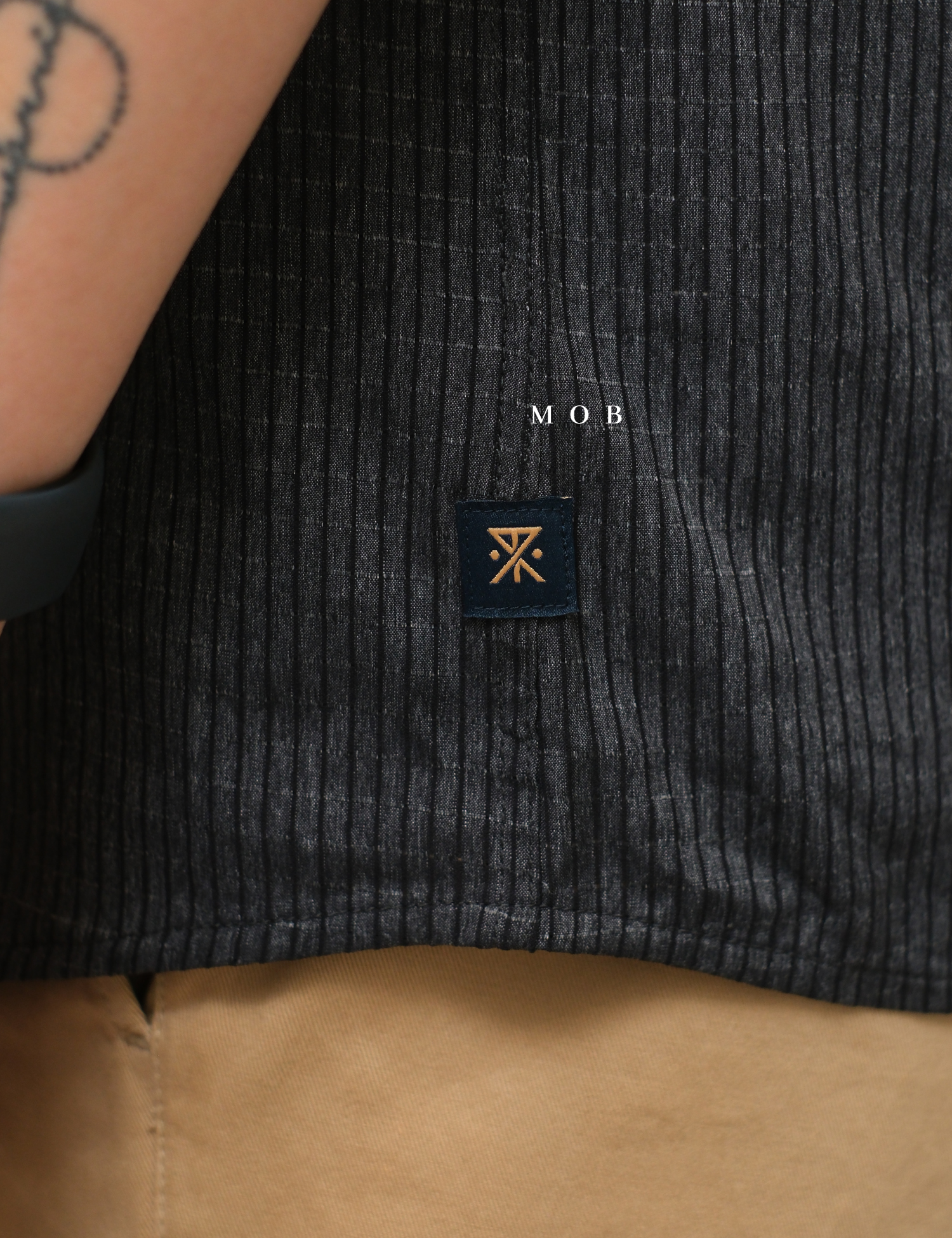 ROASSS01004B Bless Up SS Shirt Dark Grey