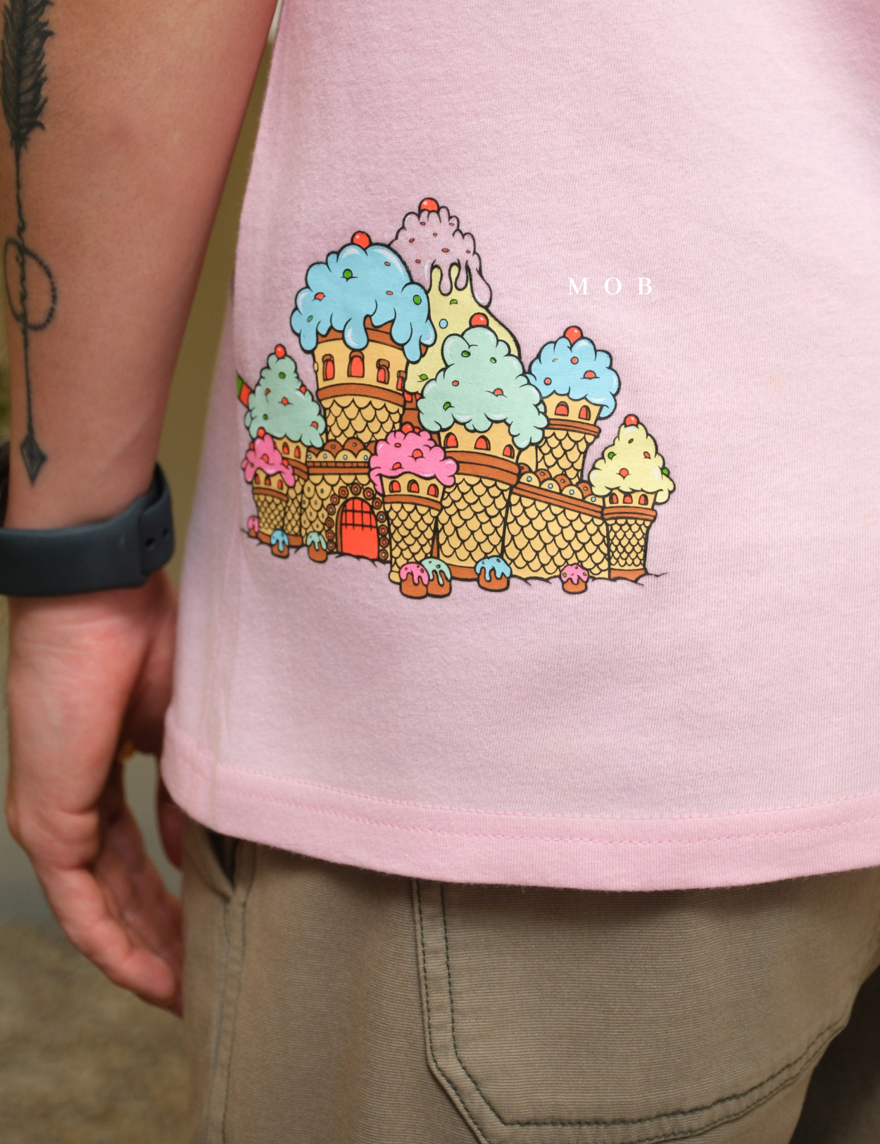 CHMPSST2046 Candy Land SS Tee Pink