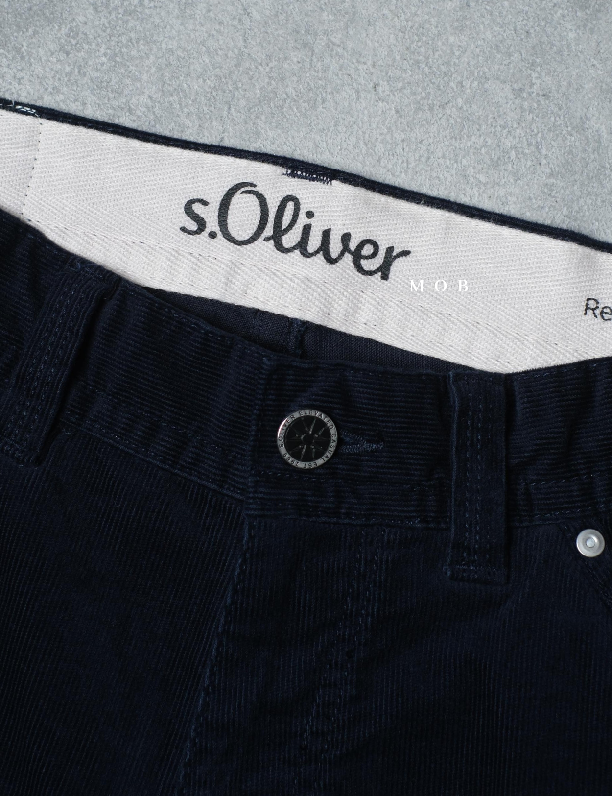 SOPT03002 Regular Corduroy Pants Navy