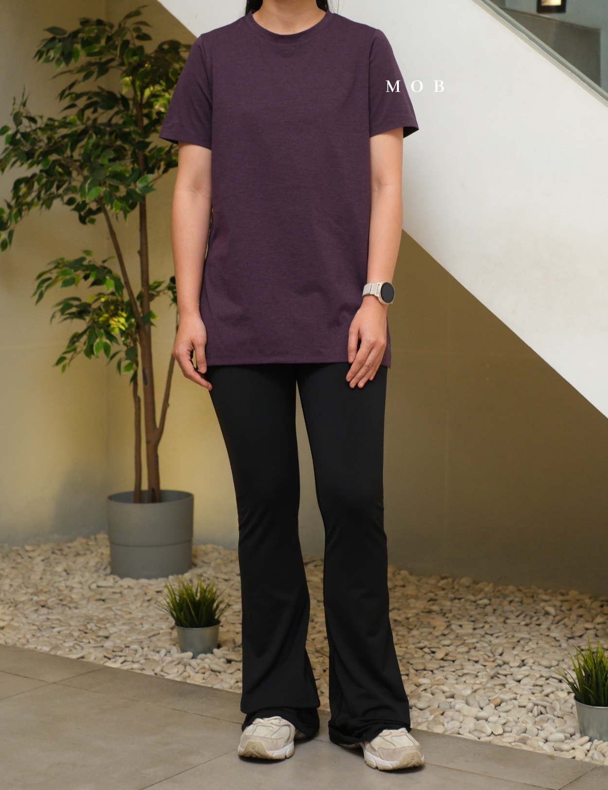 TOPSST03001C UV & Cooling Fit SS Tee Purple