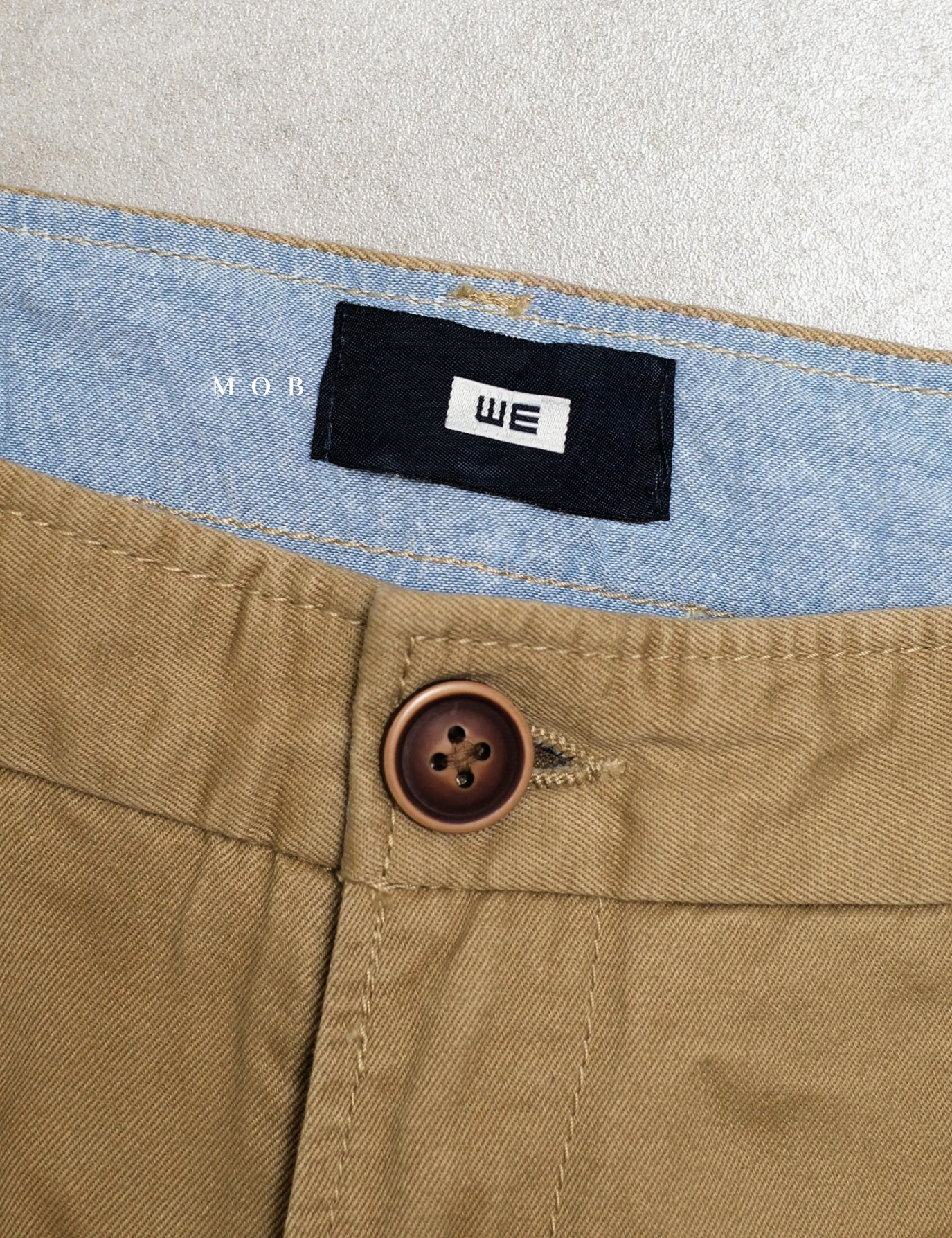 WESR01001 Slim Chino Shorts Khaki