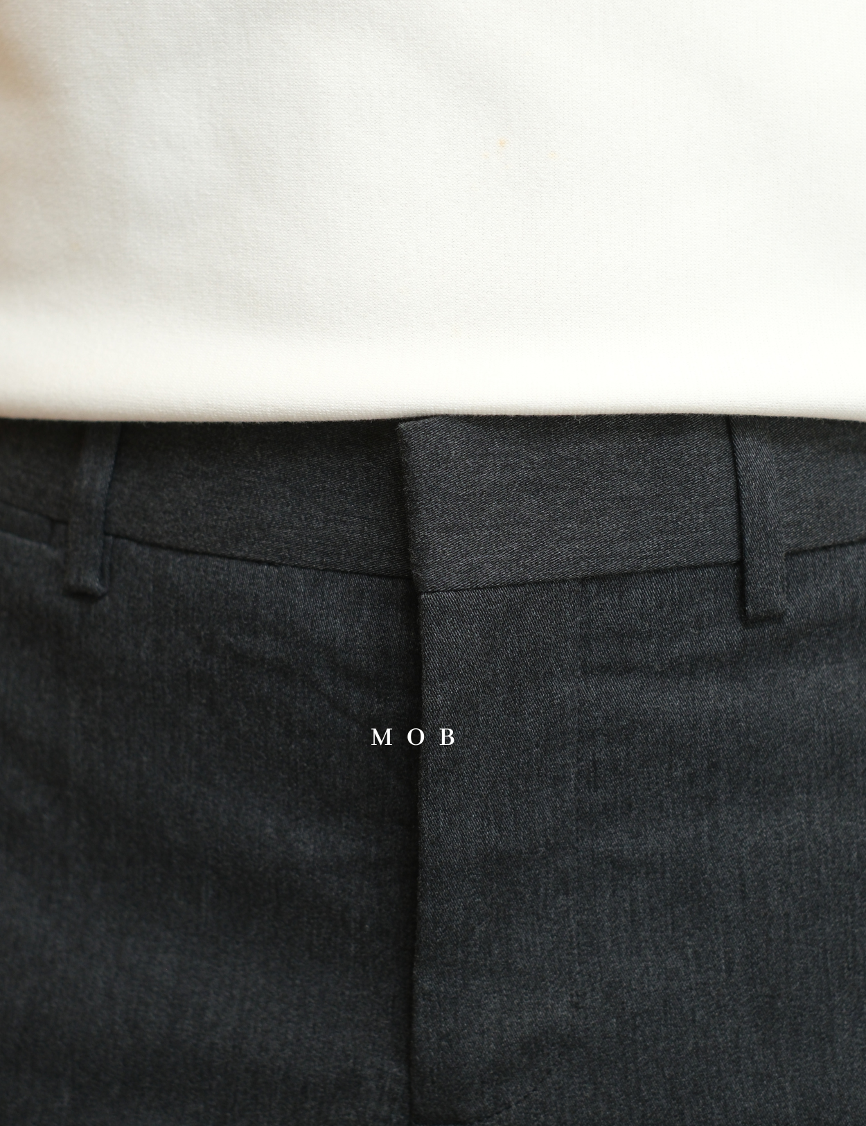 EXPT1804B Slim Stretch Pants Dark Grey Misty