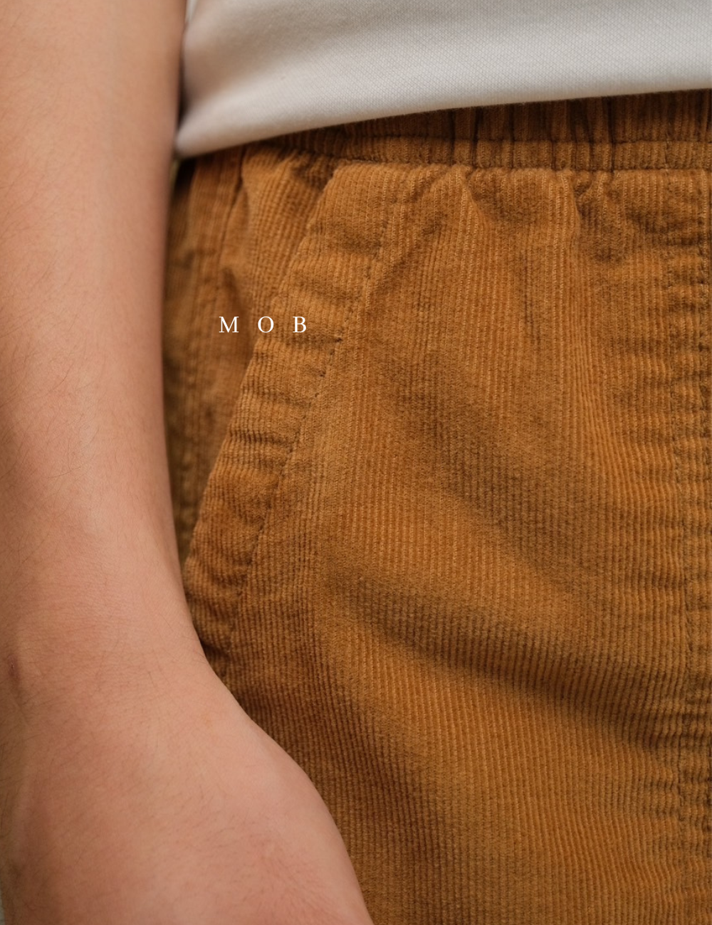 ONPT3902 Corduroy Ankle Pants Brown (L ONLY)