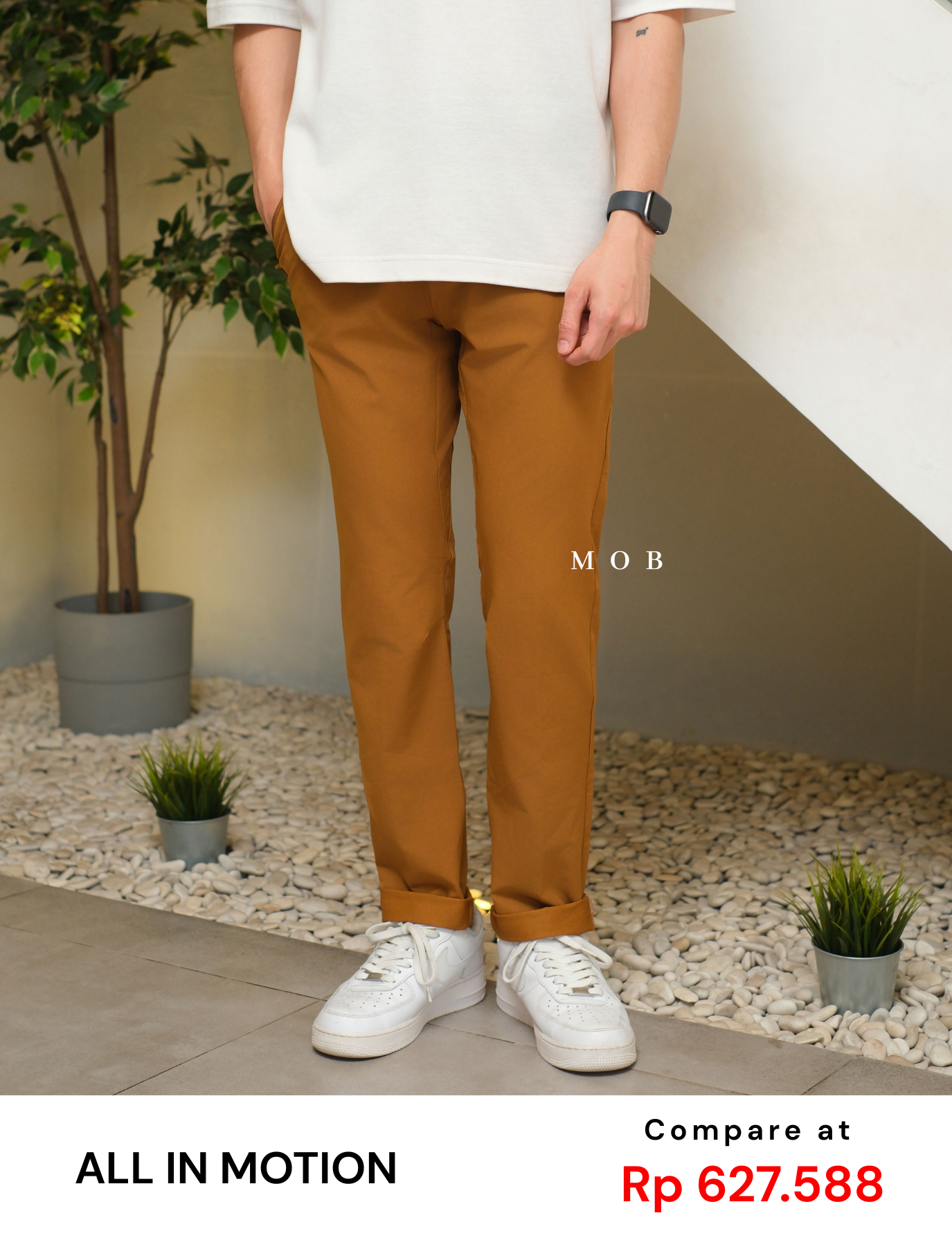AIMPT01002 Travel Pants Brown
