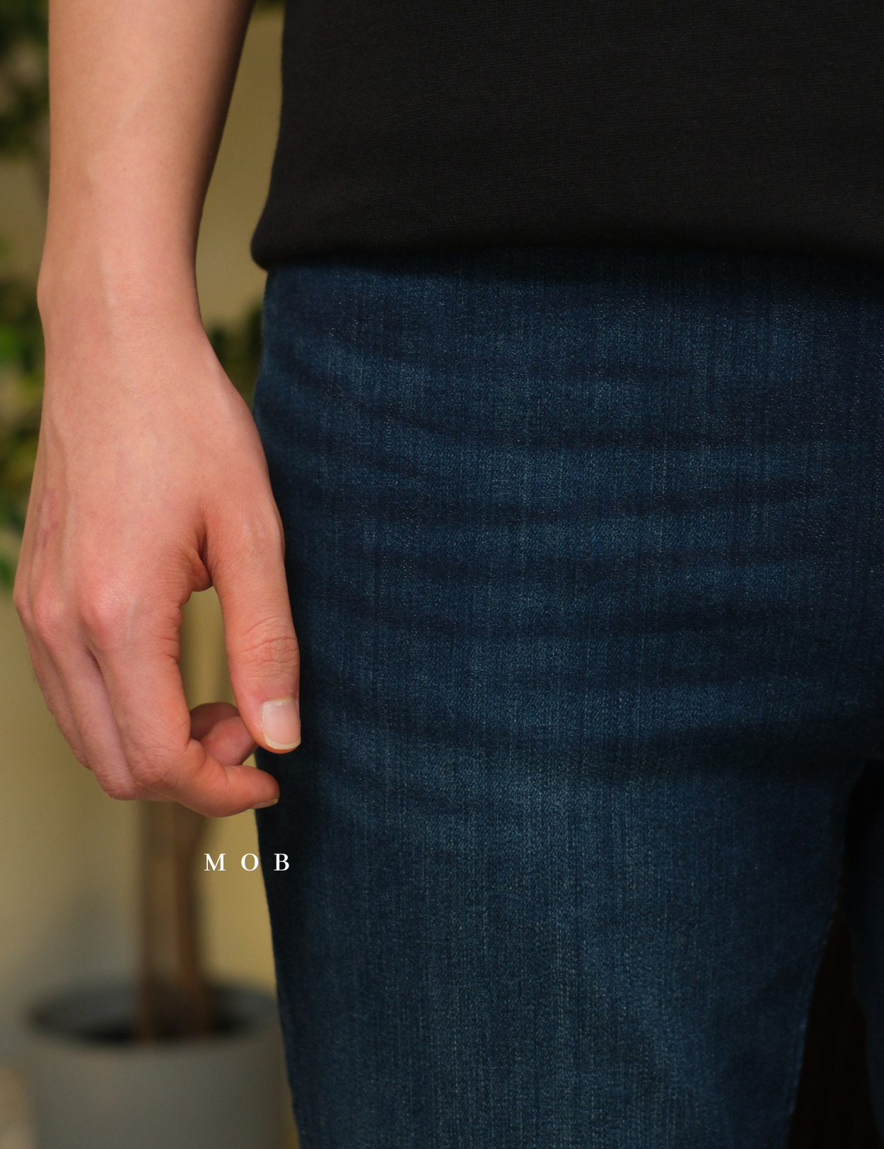 JAPT03001A Slim Fit Luxe Jeans Dark Blue