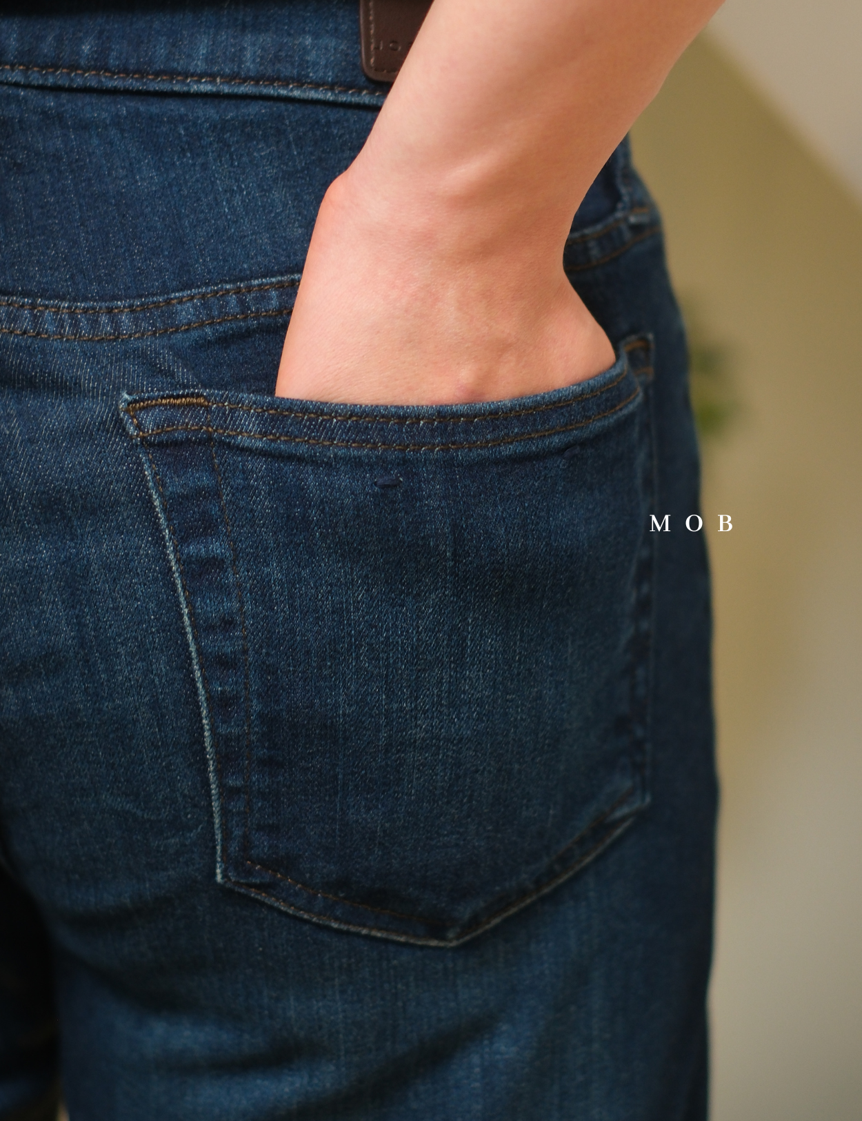 JAPT03001A Slim Fit Luxe Jeans Dark Blue