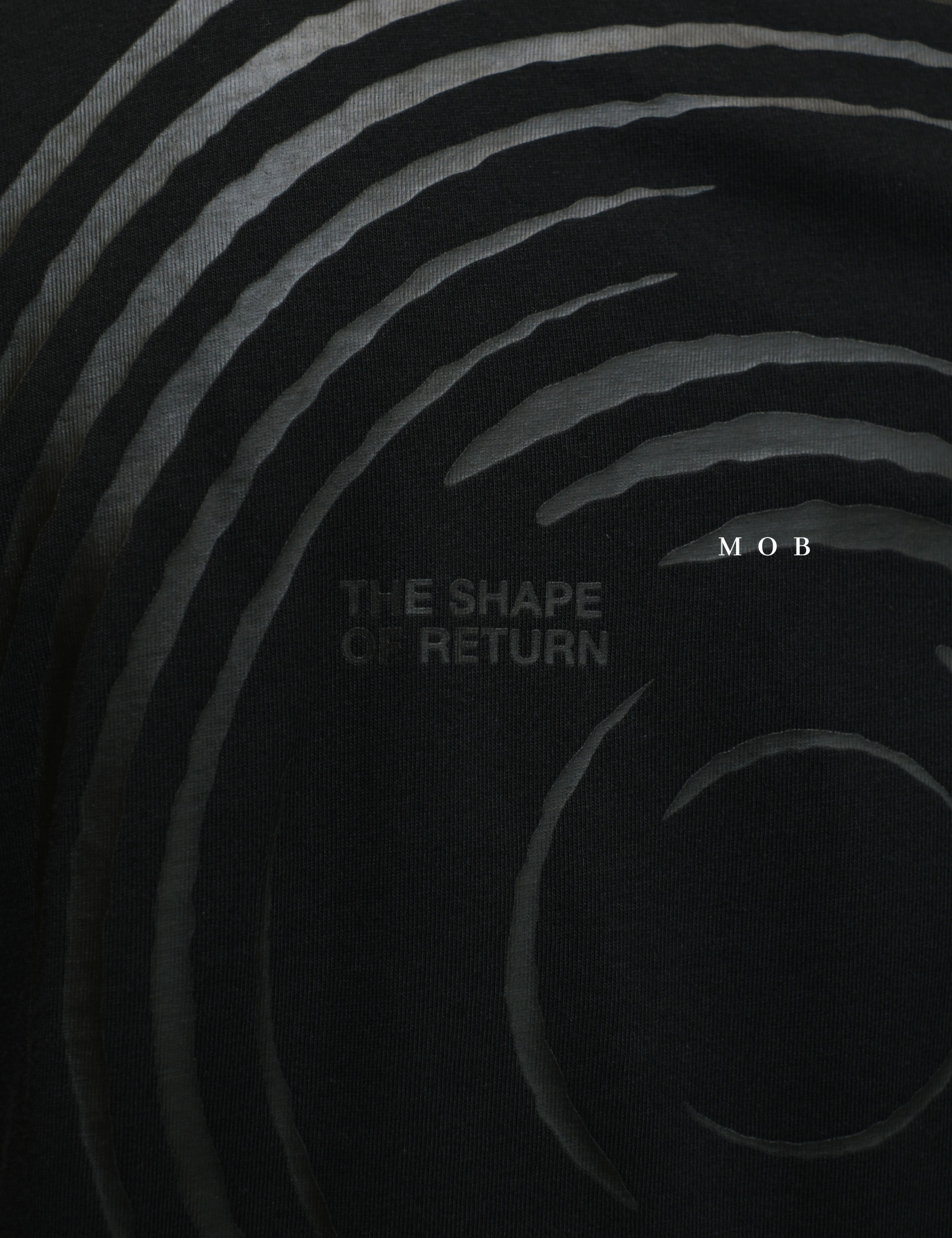 ARK01SST055 Recursion T-shirt Obsidian Black