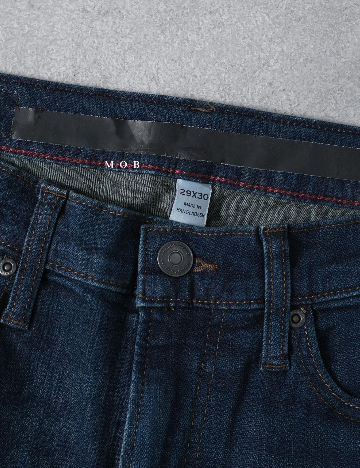 JAPT03001A Slim Fit Luxe Jeans Dark Blue