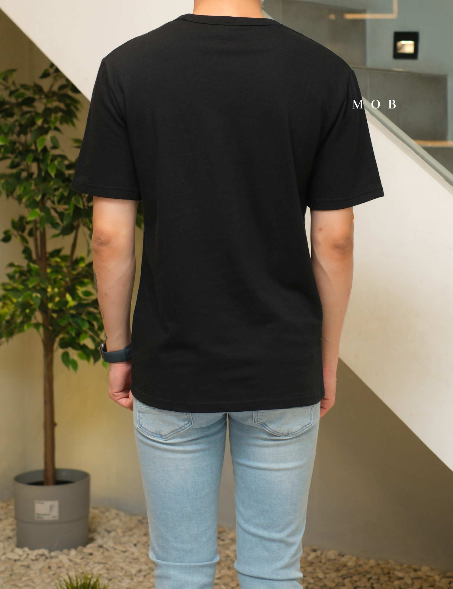 CHMPSST2008B Heritage With Vivid Logo SS Tee Black